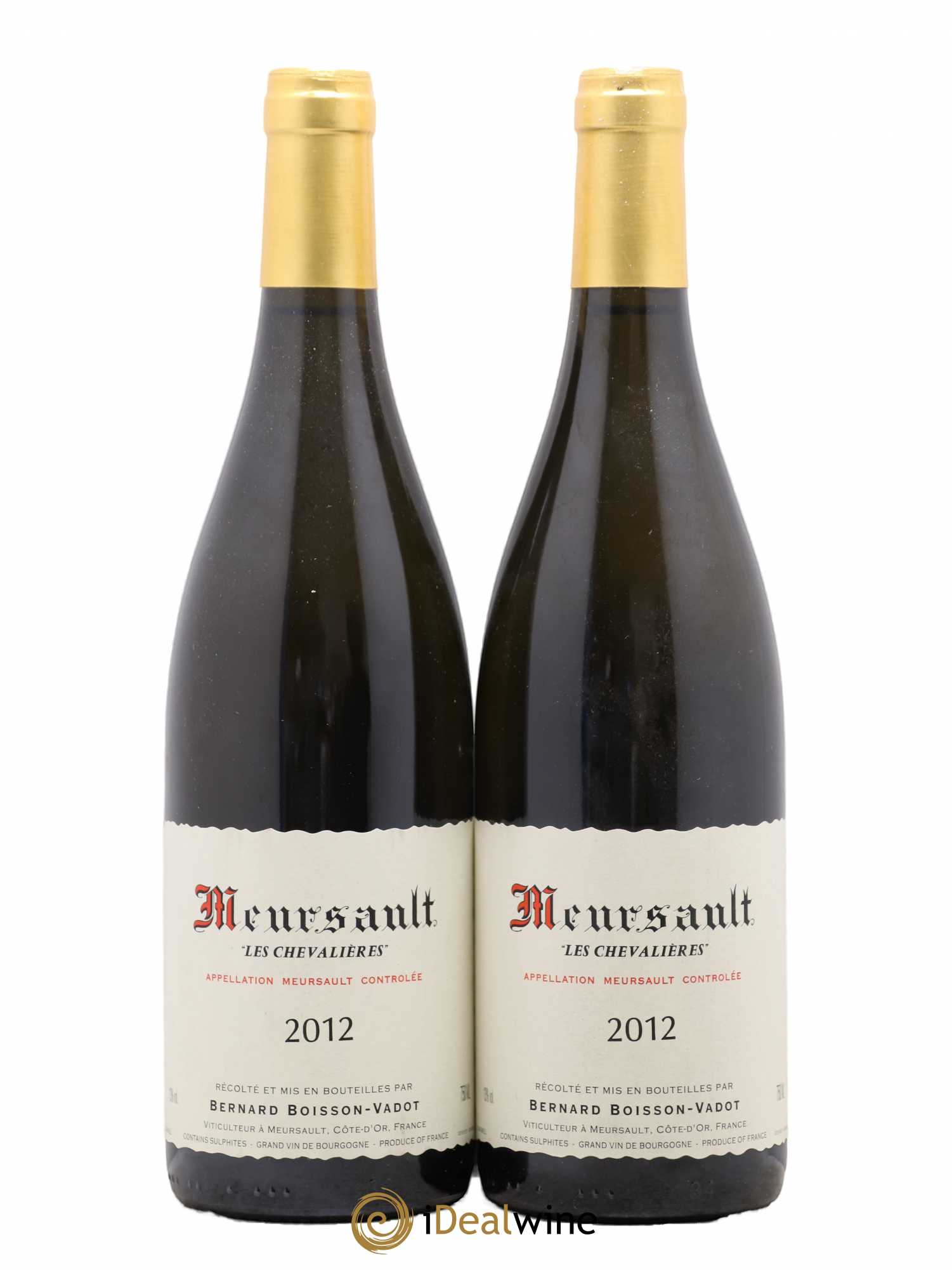 Meursault Les Chevalières Boisson-Vadot (Domaine) 2012 - Lot de 2 bouteilles - 0