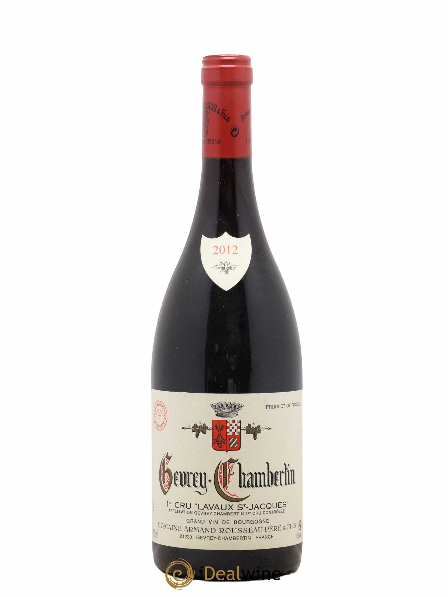 Gevrey-Chambertin 1er Cru Lavaux Saint Jacques Armand Rousseau (Domaine) 2012 - Lot de 1 bouteille - 0