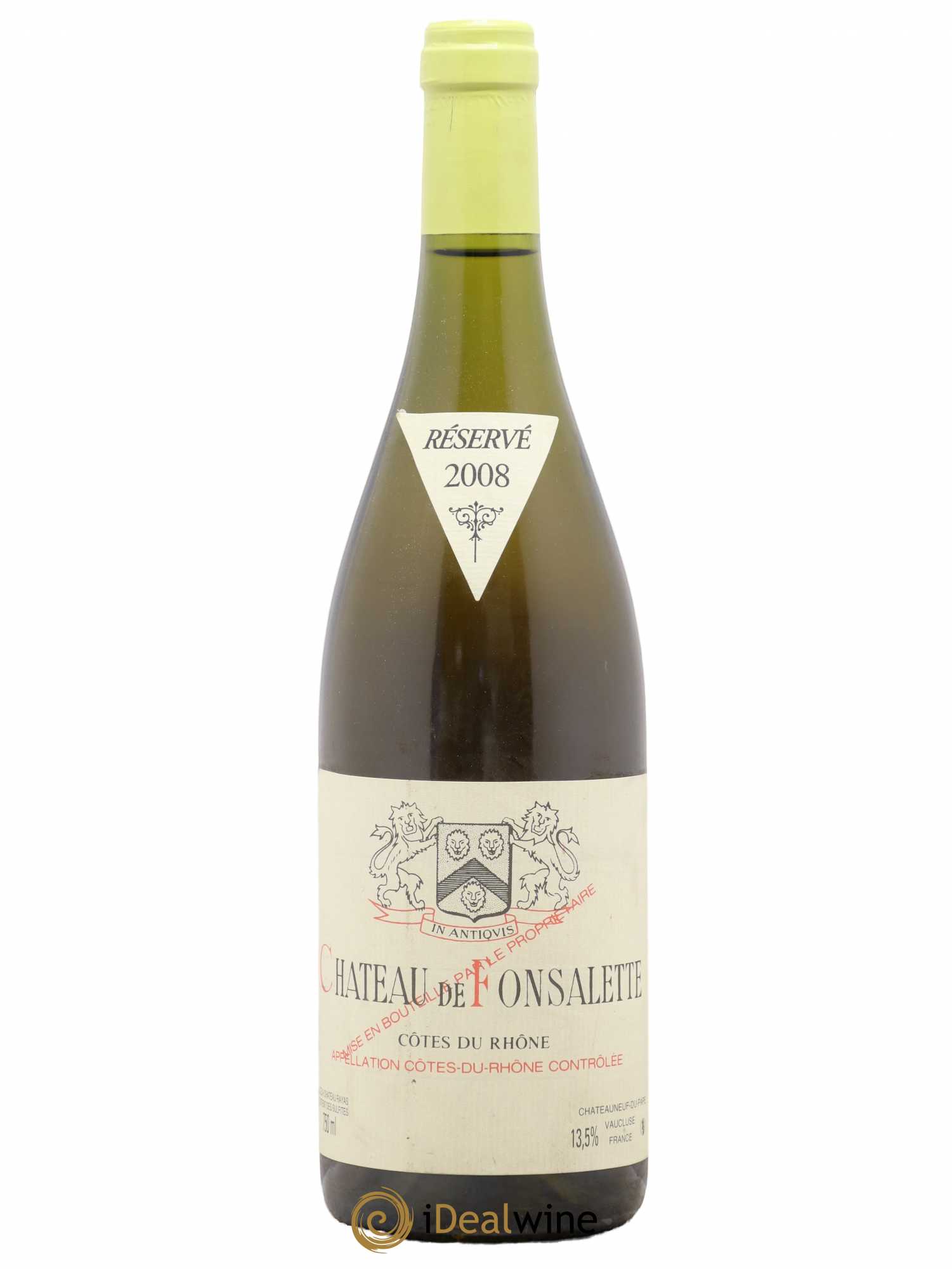 Côtes-du-Rhône Château de Fonsalette Emmanuel Reynaud 2008 - Lot de 1 bouteille - 0