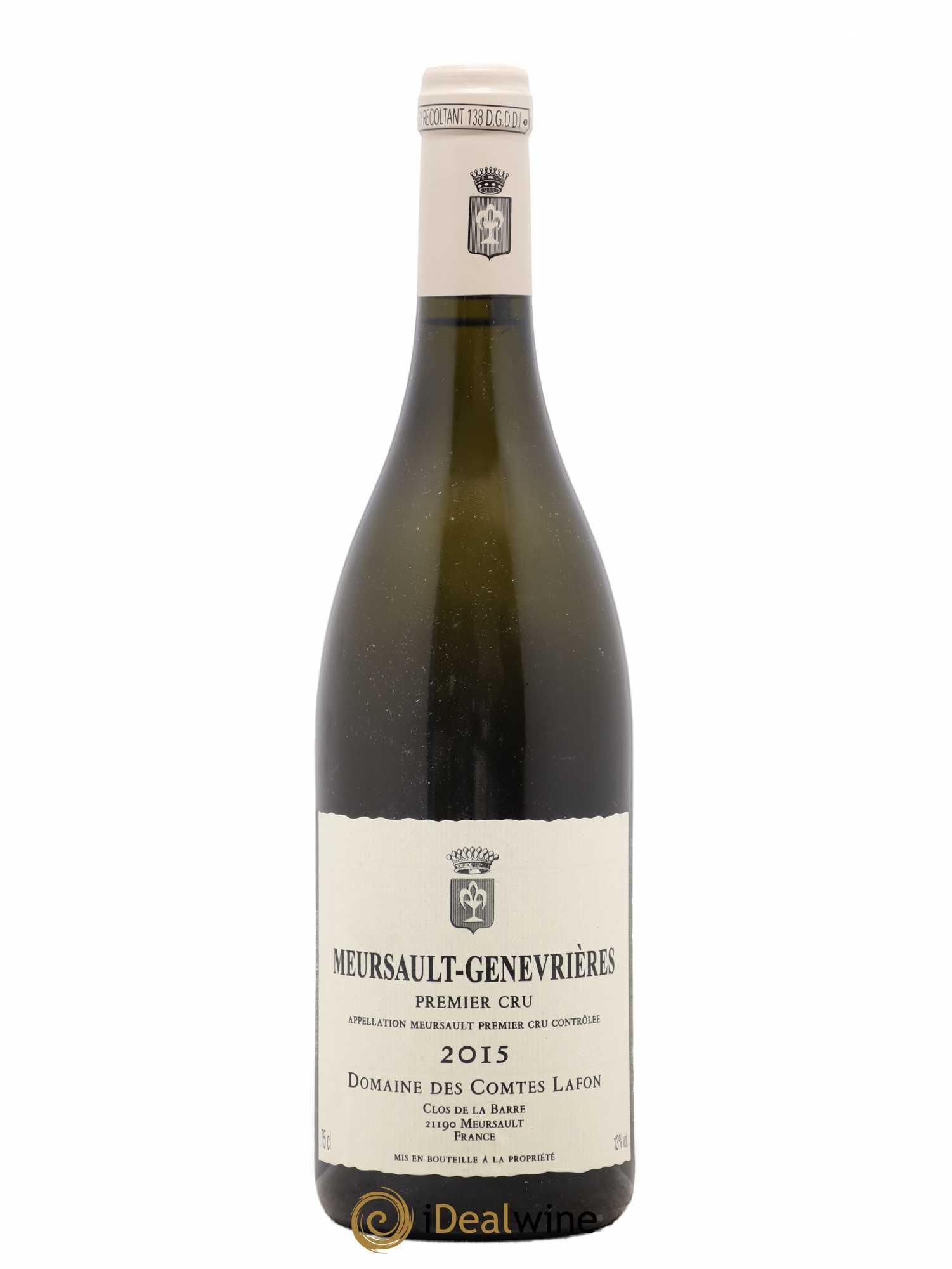 Meursault 1er Cru Genevrières Comtes Lafon (Domaine des) 2015 - Lot de 1 bouteille - 0