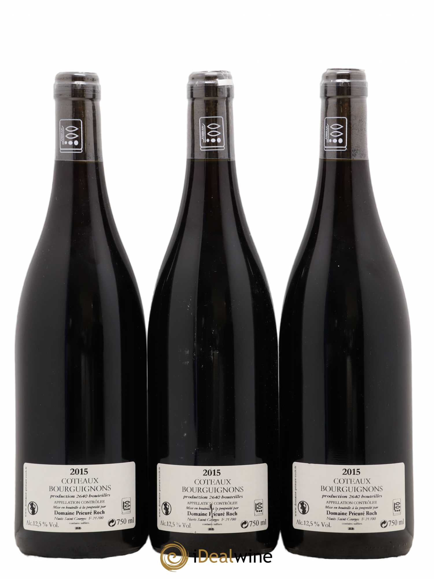 Coteaux Bourguignons Prieuré Roch 2015 - Lot de 3 bouteilles - 1