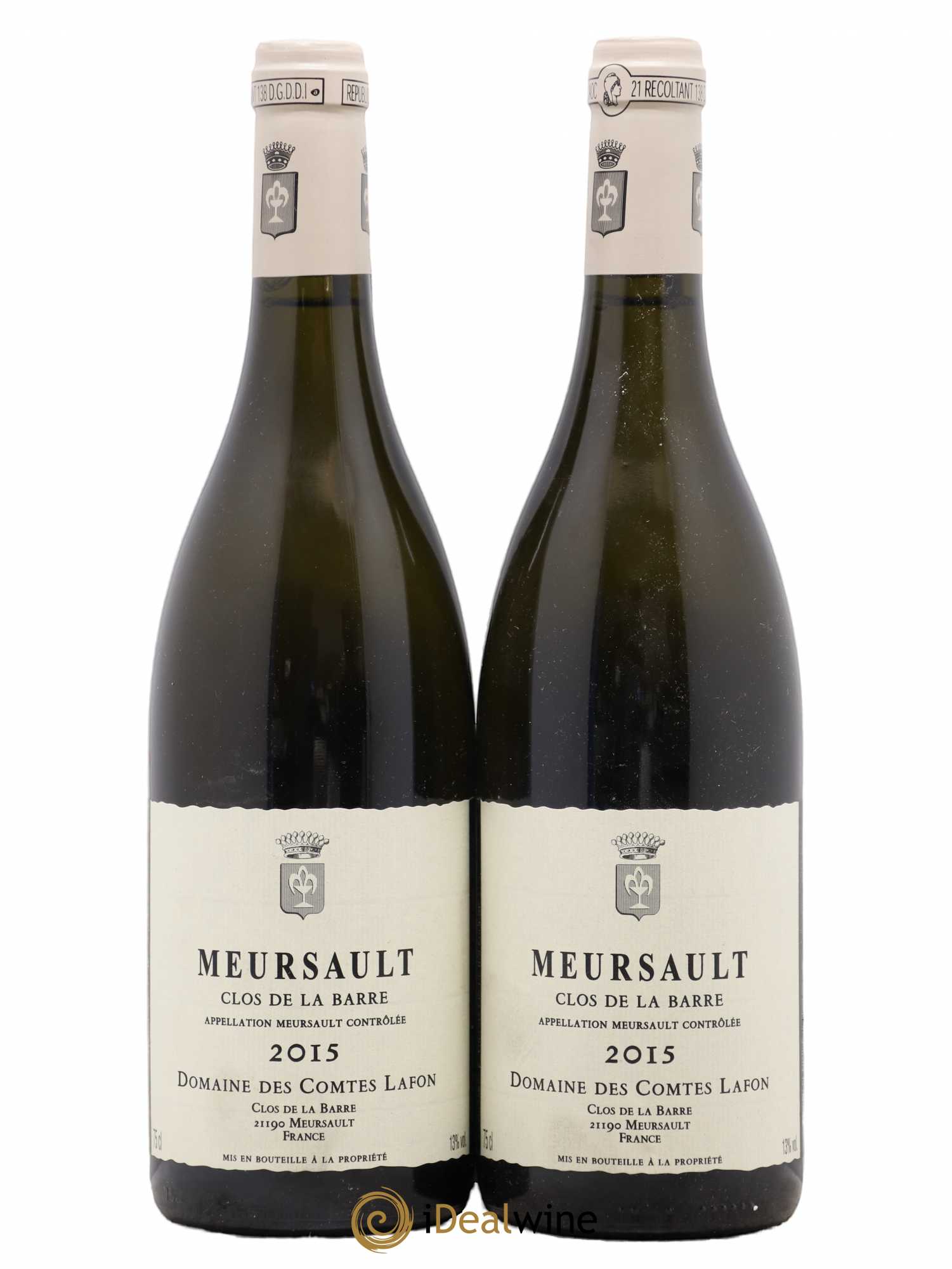 Meursault Clos de la Barre Comtes Lafon (Domaine des) 2015 - Lot de 2 bouteilles - 0
