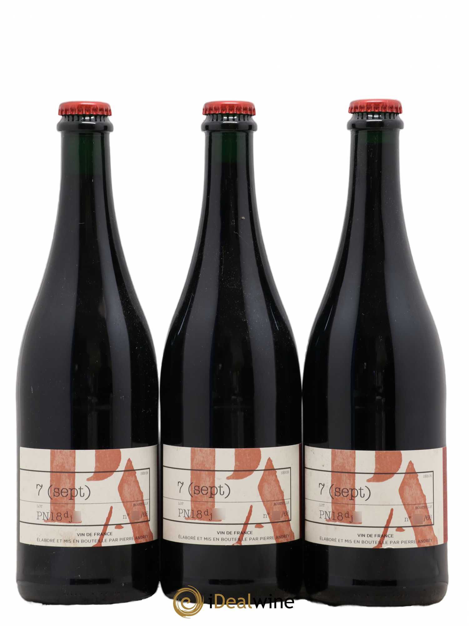 Vin de France PN18 Pierre Andrey 2018 - Lot de 3 bouteilles - 0