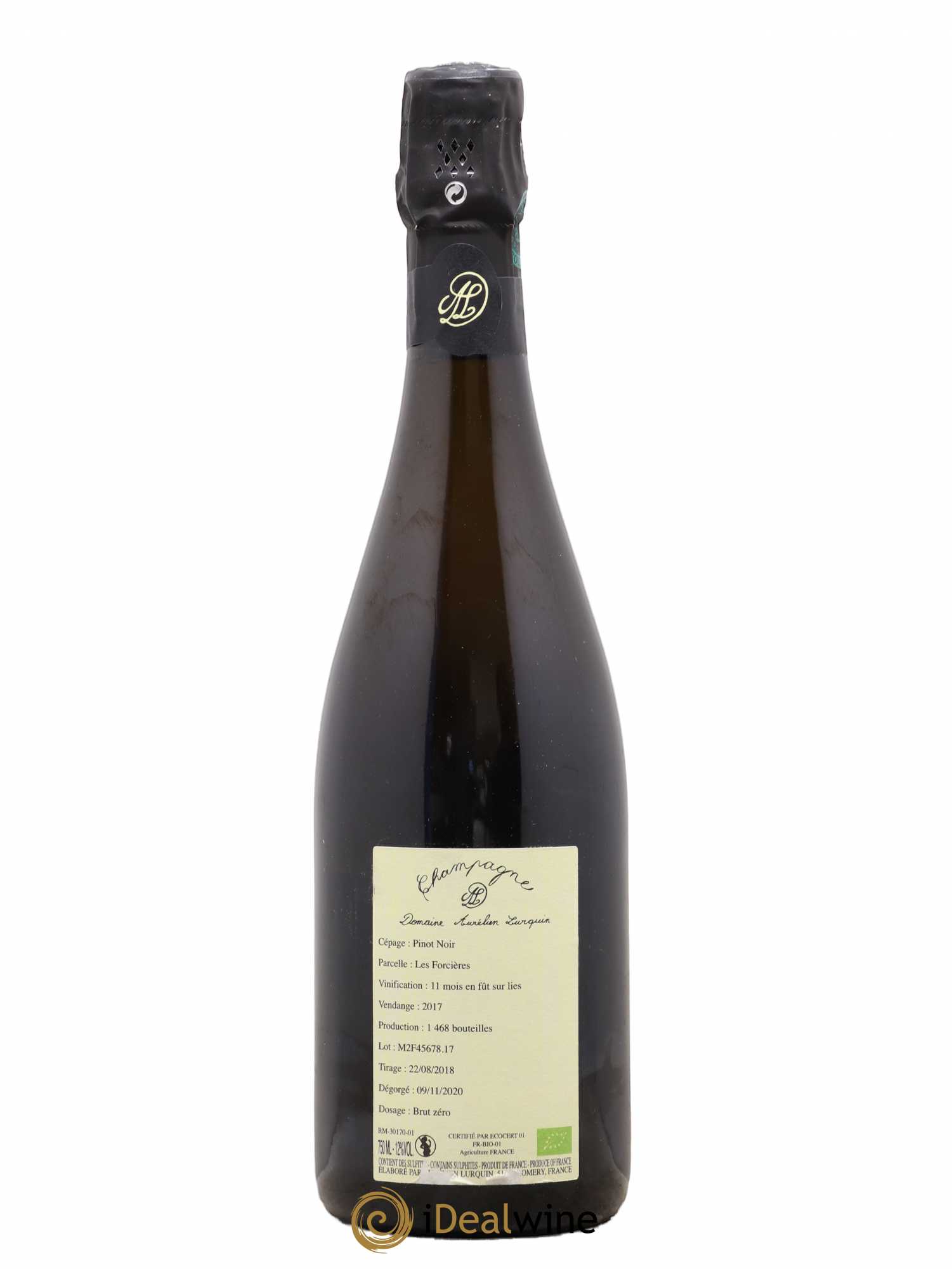 Pinot Noir Les Forcières Aurélien Lurquin 2017 - Lot de 1 bouteille - 1