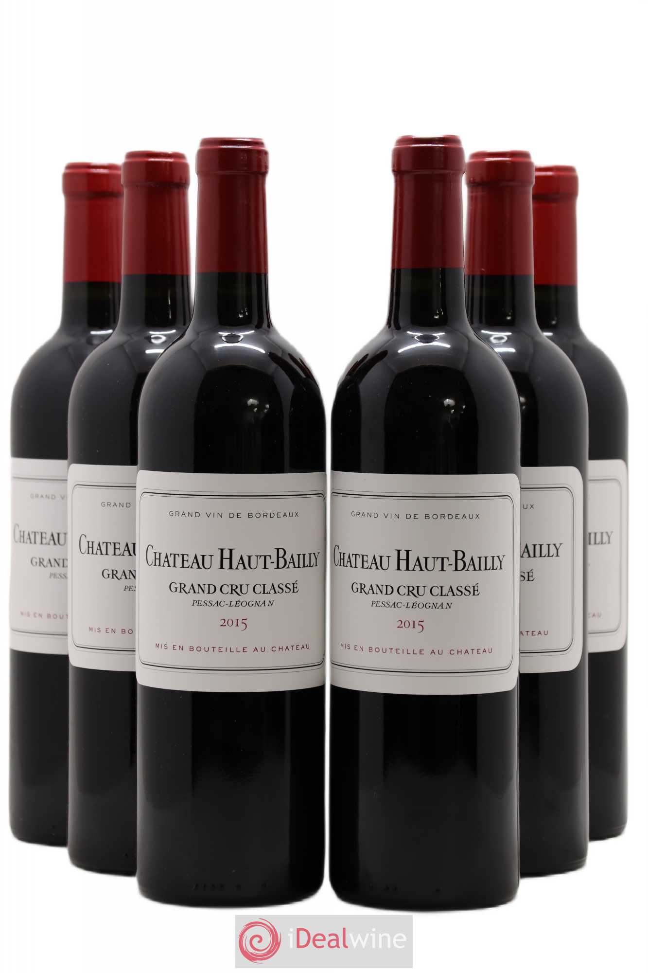 Château Haut-Bailly Cru Classé de Graves 2015 - Lot de 6 bouteilles - 0