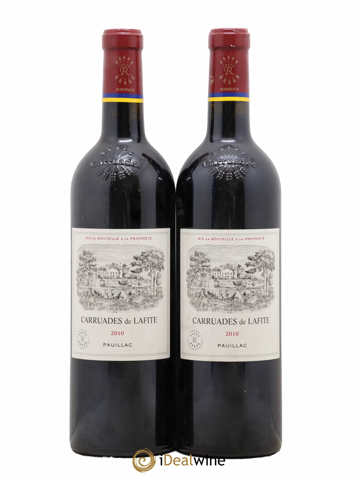 Carruades de Lafite Rothschild Second Vin 2010 - Lot de 2 bouteilles - 0