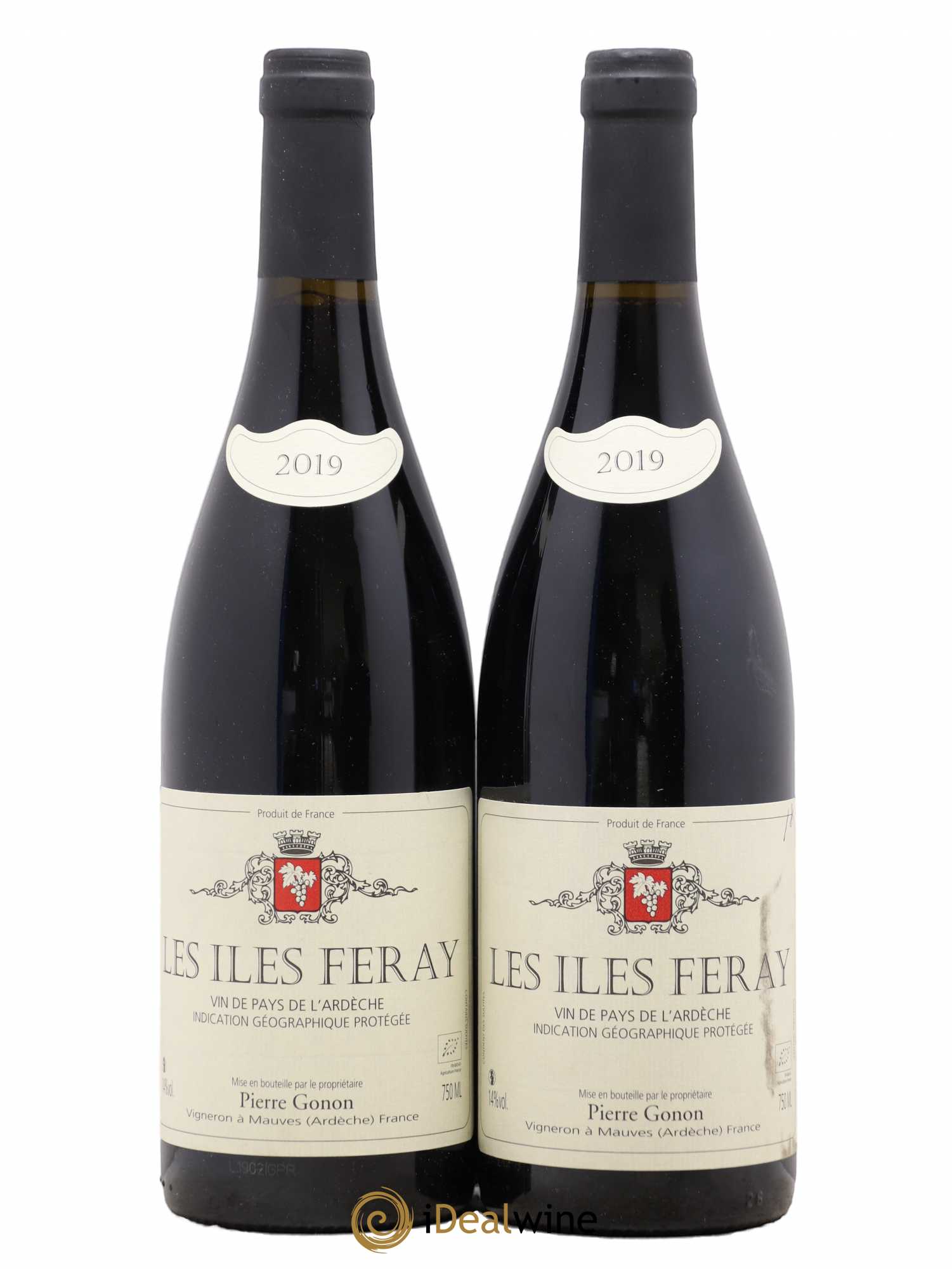 Ardèche Les Iles Feray Gonon (Domaine) 2019 - Lot de 2 bouteilles - 0