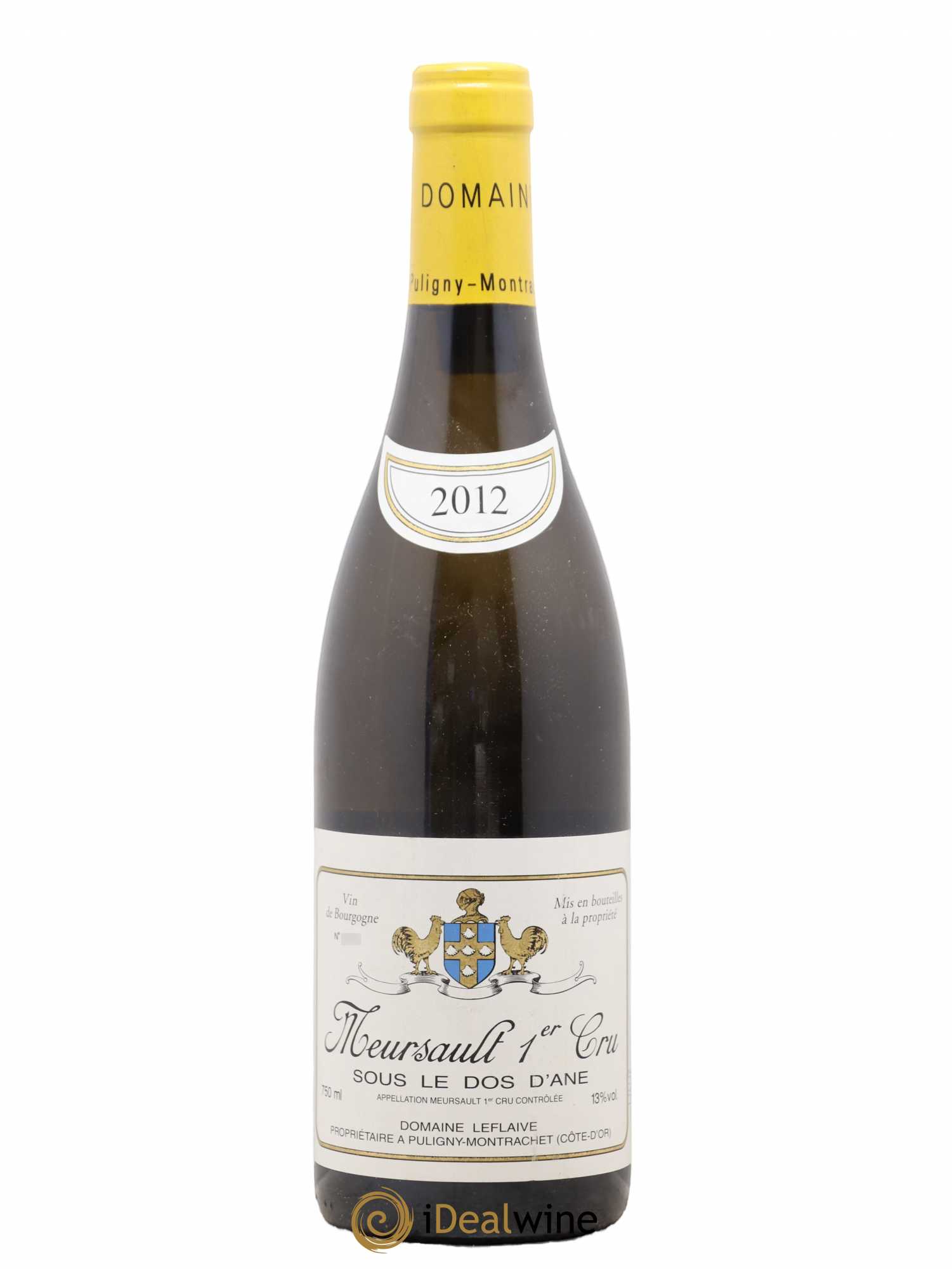 Meursault 1er Cru Sous le Dos d'Ane Leflaive (Domaine) 2012 - Lot de 1 bouteille - 0
