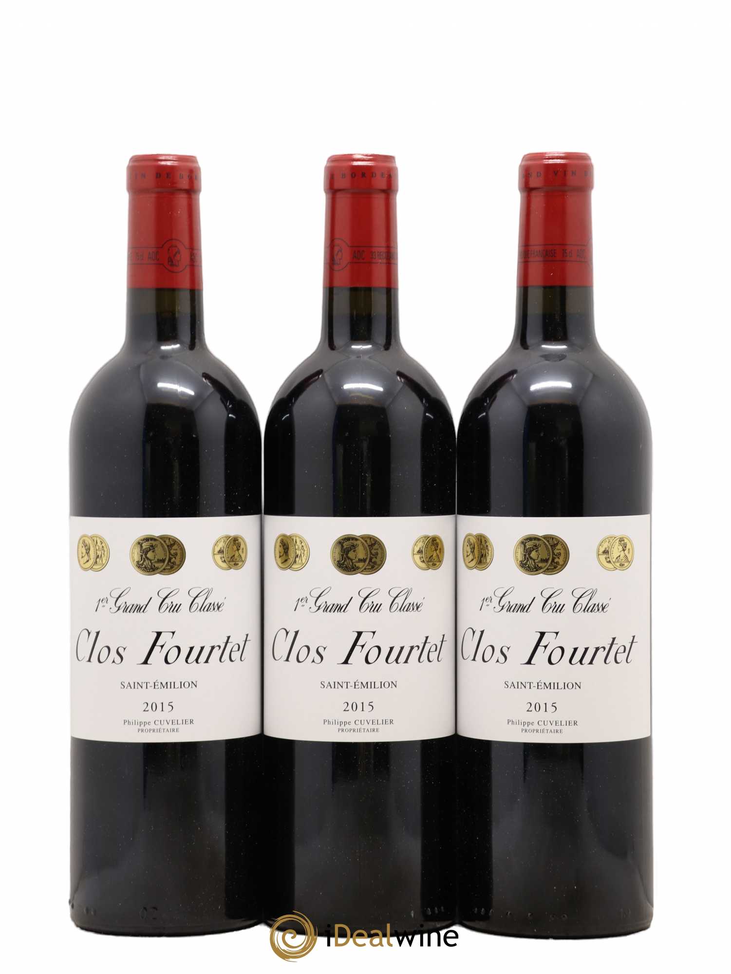 Clos Fourtet 1er Grand Cru Classé B 2015 - Lot de 6 bouteilles - 1