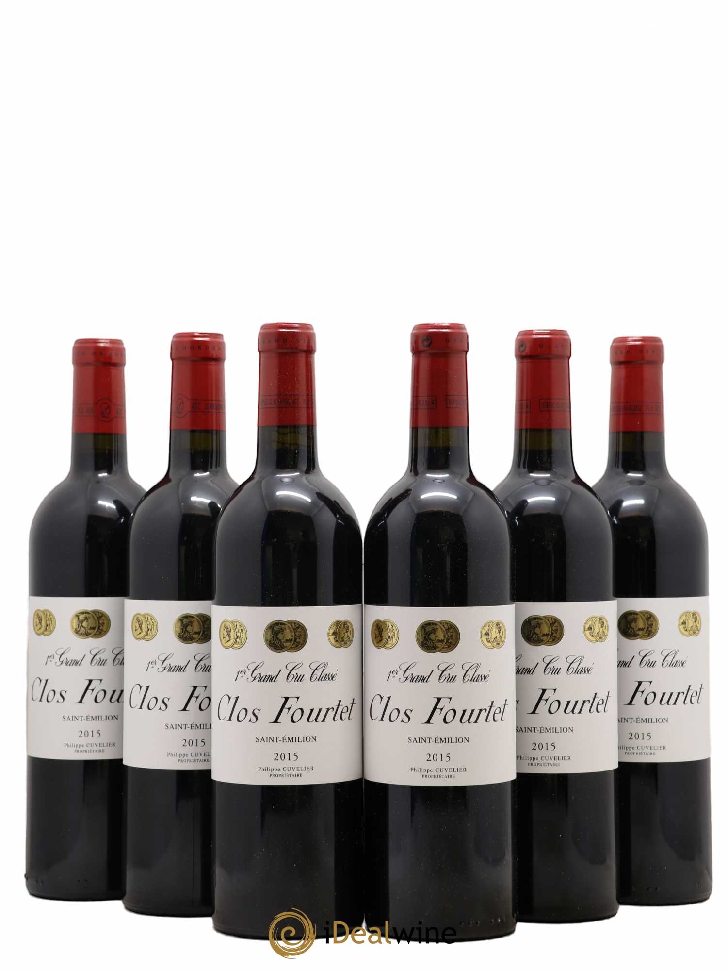 Clos Fourtet 1er Grand Cru Classé B 2015 - Lot de 6 bouteilles - 0