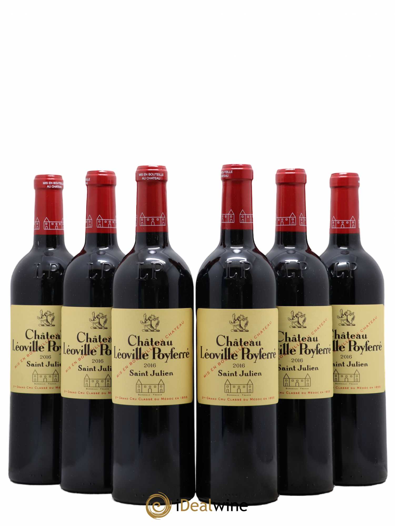 Château Léoville Poyferré 2ème Grand Cru Classé 2016 - Lot de 6 bouteilles - 0