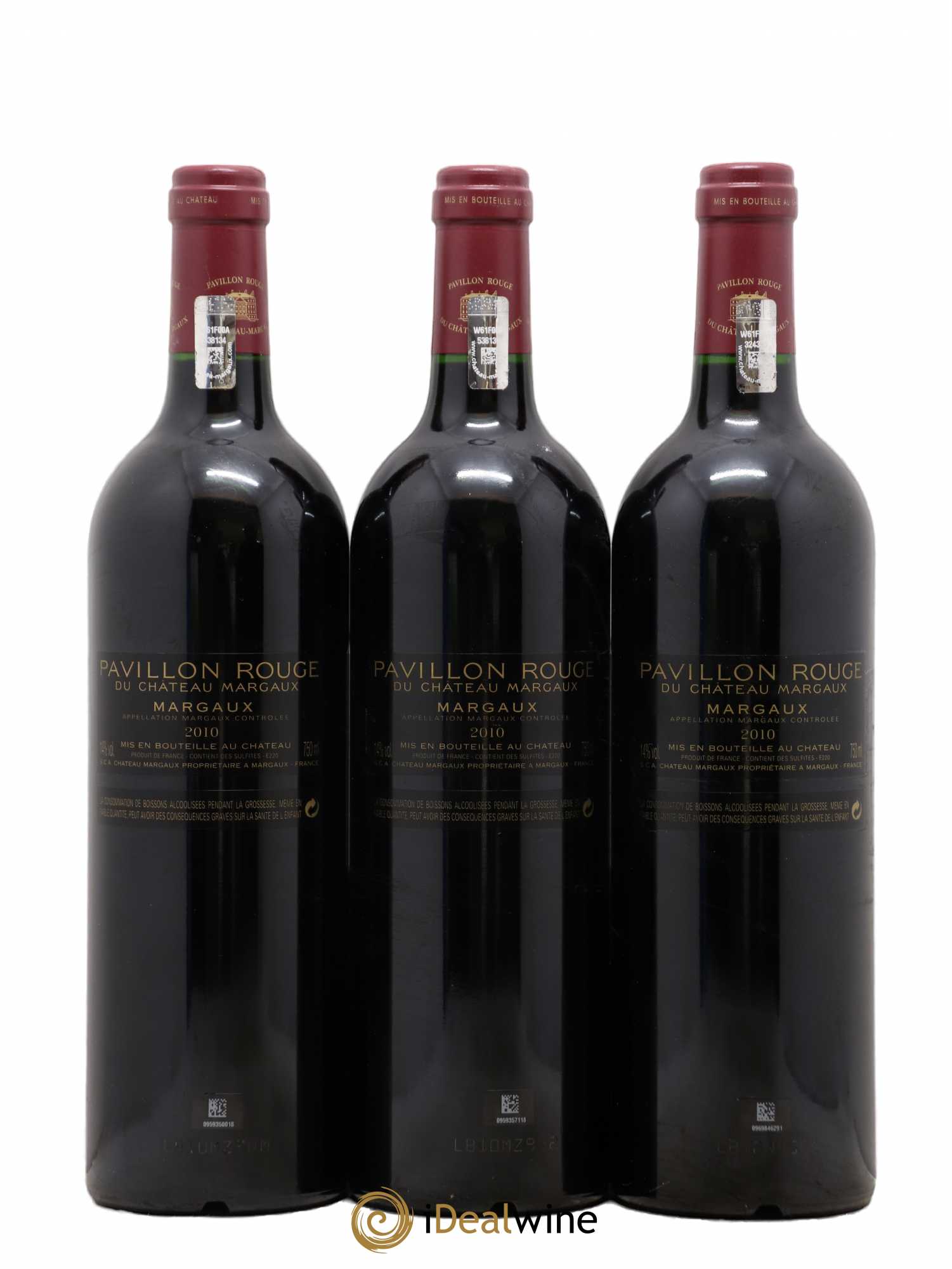 Pavillon Rouge du Château Margaux Second Vin 2010 - Lot de 12 bouteilles - 2