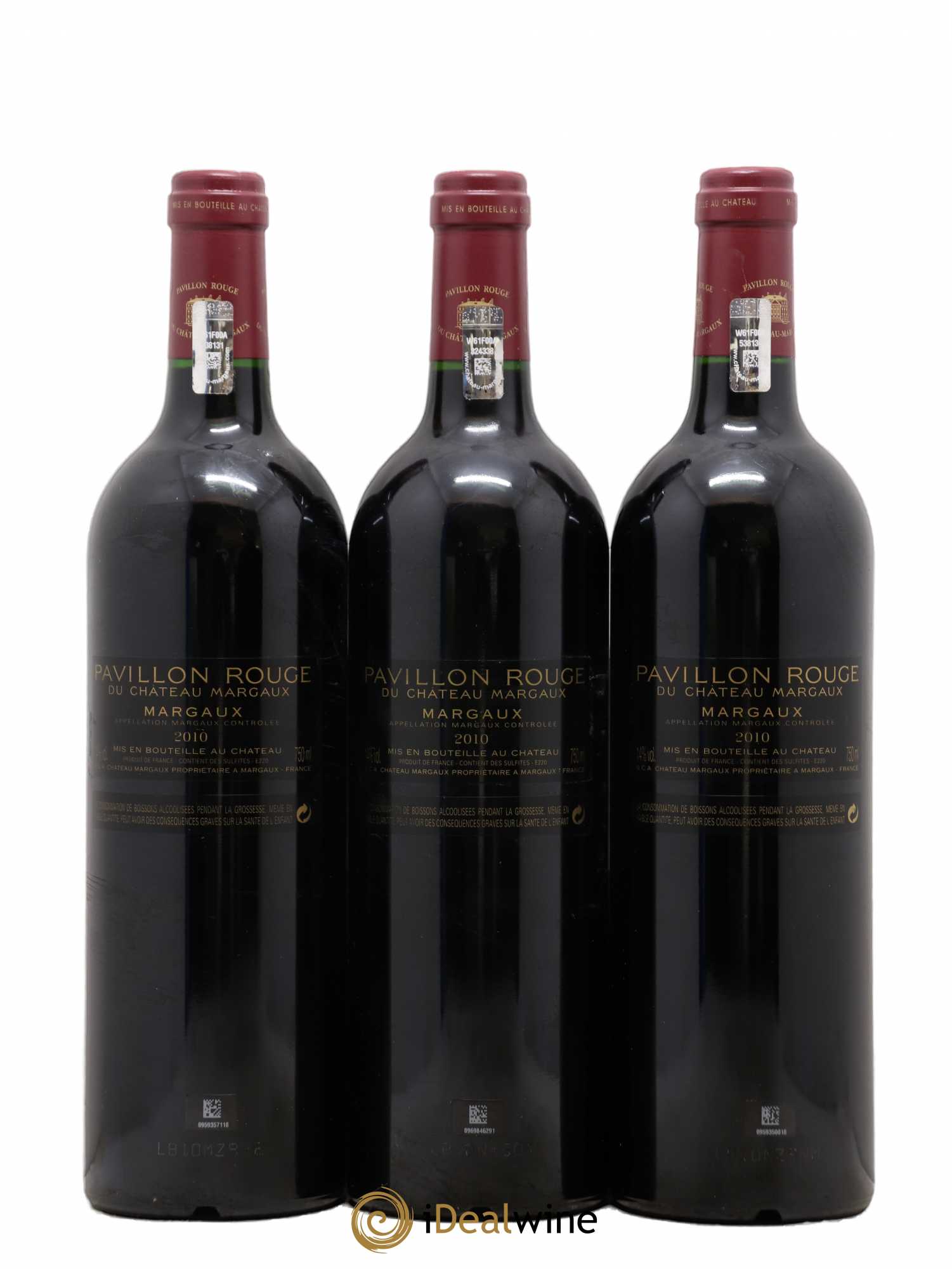 Pavillon Rouge du Château Margaux Second Vin 2010 - Lot de 12 bouteilles - 6