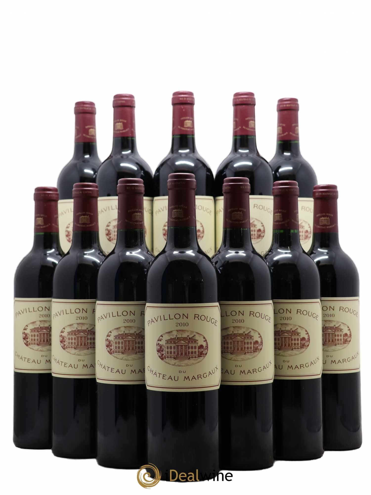 Pavillon Rouge du Château Margaux Second Vin 2010 - Lot de 12 bouteilles - 0