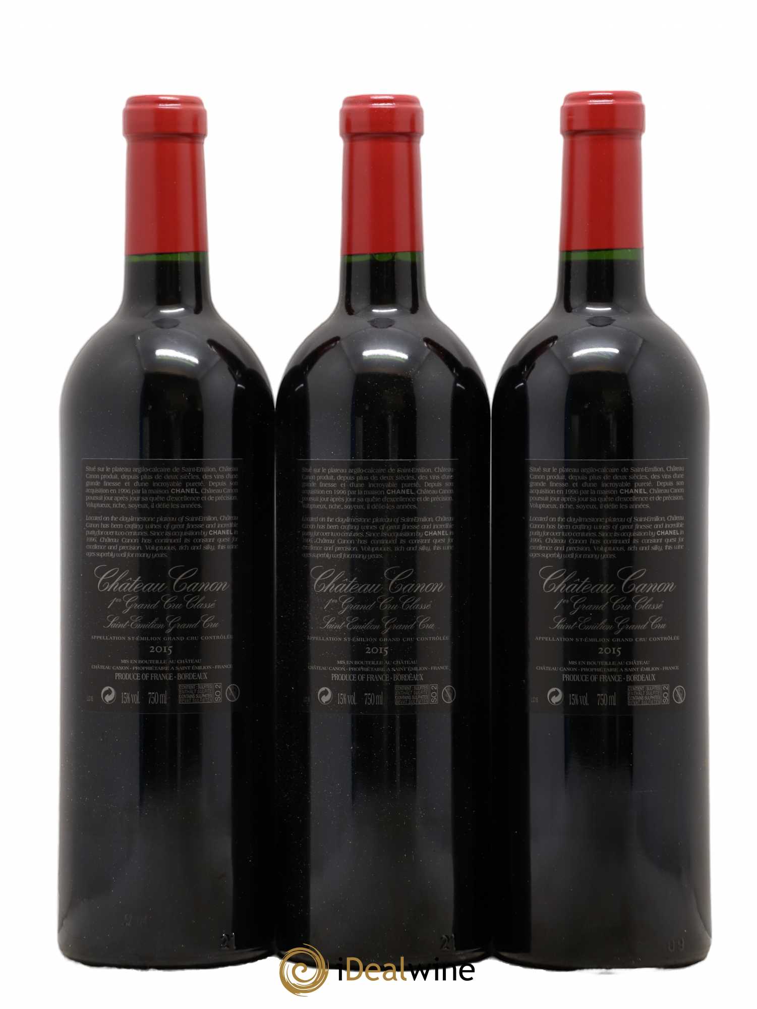 Château Canon 1er Grand Cru Classé B 2015 - Lot de 6 bouteilles - 4