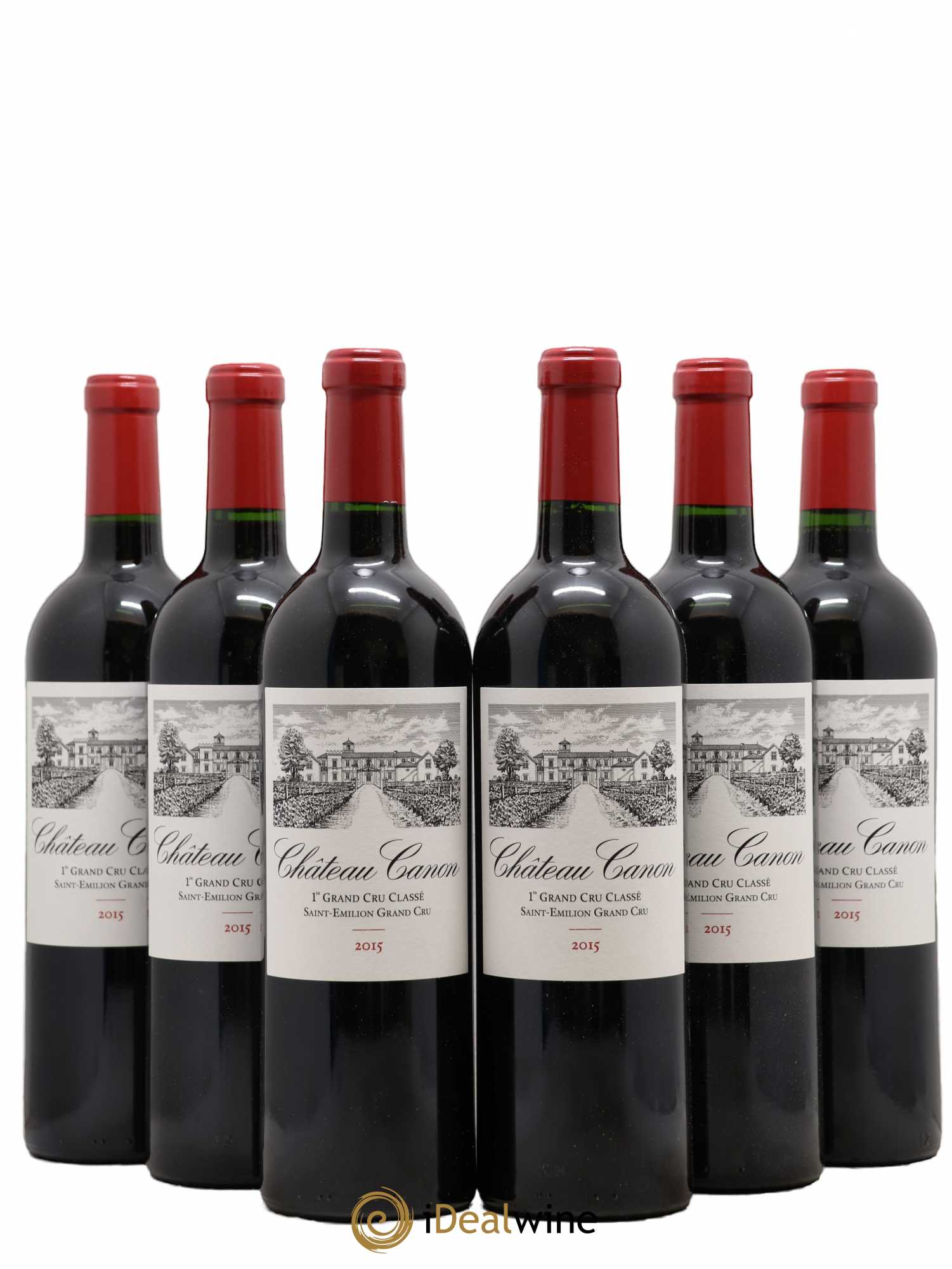 Château Canon 1er Grand Cru Classé B 2015 - Lot de 6 bouteilles - 0
