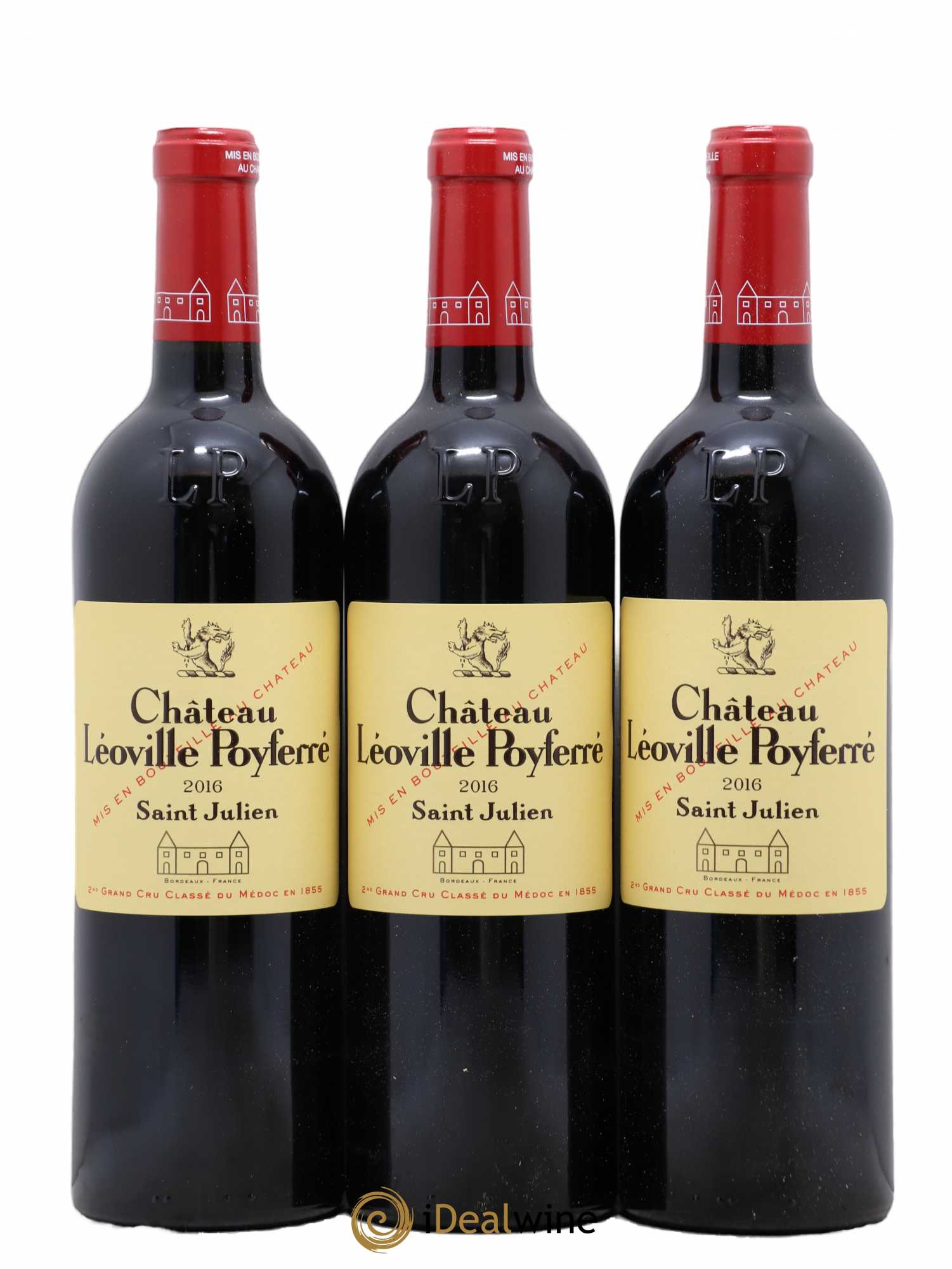 Château Léoville Poyferré 2ème Grand Cru Classé 2016 - Lot de 6 bouteilles - 1