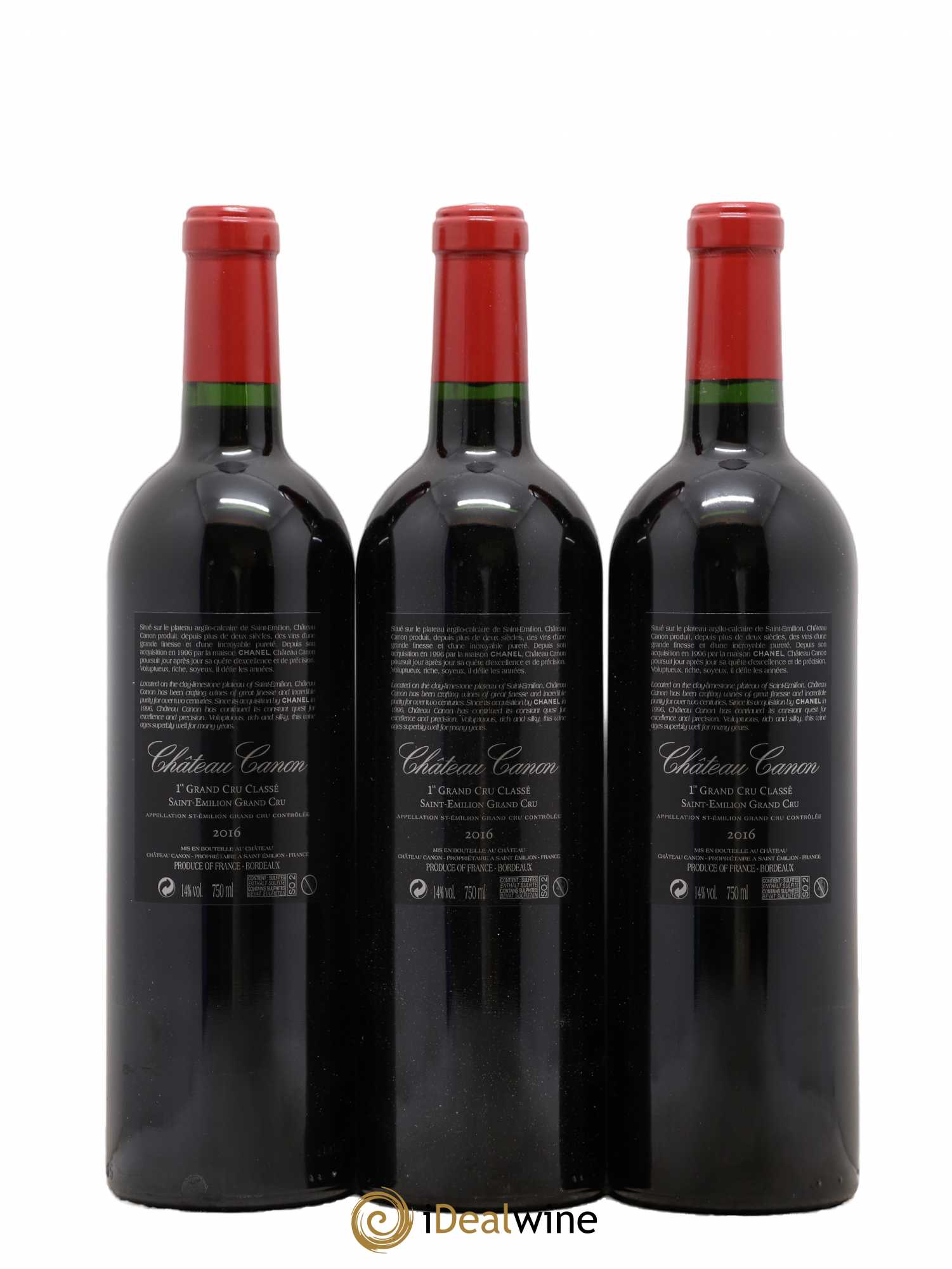 Château Canon 1er Grand Cru Classé B 2016 - Lot de 6 bouteilles - 2