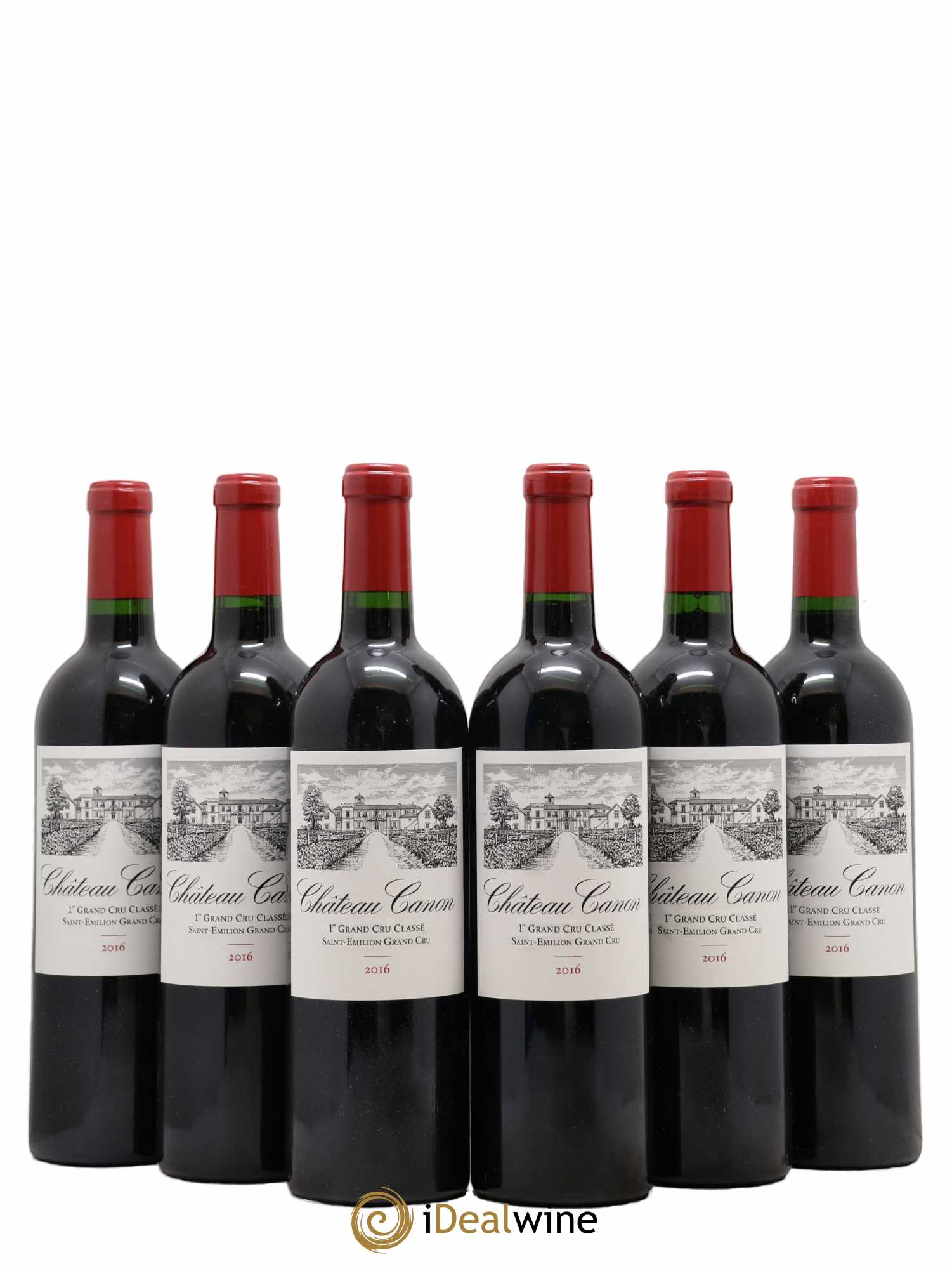 Château Canon 1er Grand Cru Classé B 2016 - Lot de 6 bouteilles - 0