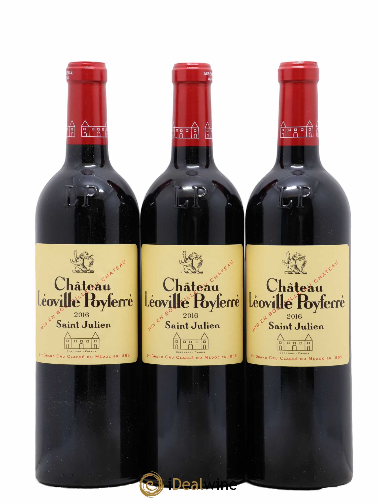 Château Léoville Poyferré 2ème Grand Cru Classé 2016 - Lot de 6 bouteilles - 1