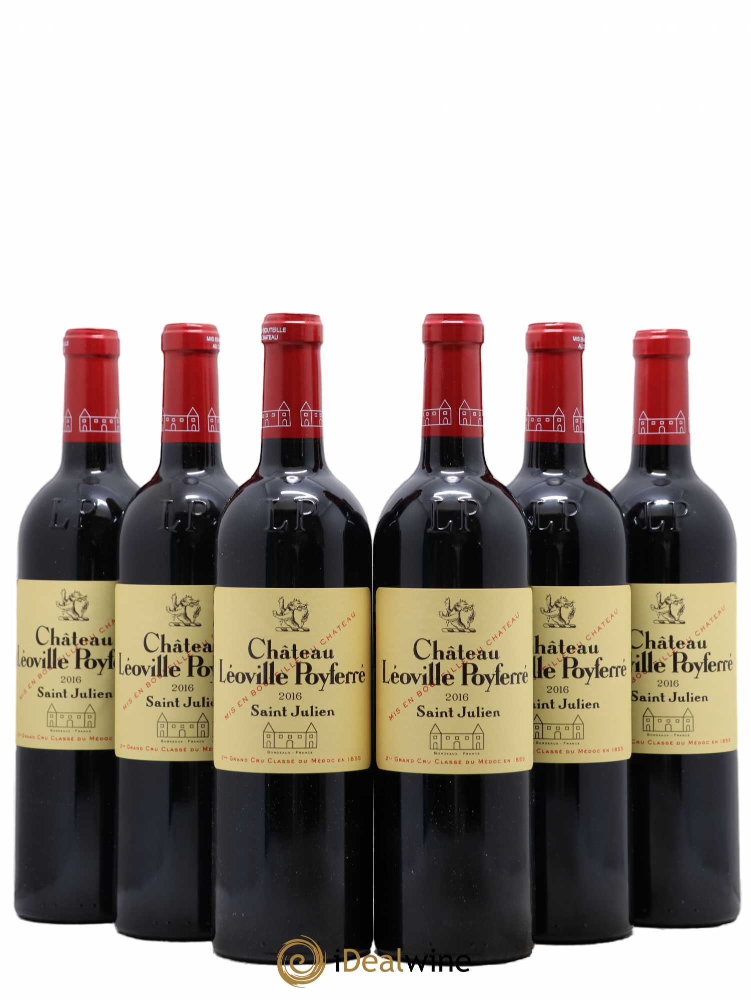 Château Léoville Poyferré 2ème Grand Cru Classé 2016 - Lot de 6 bouteilles - 0