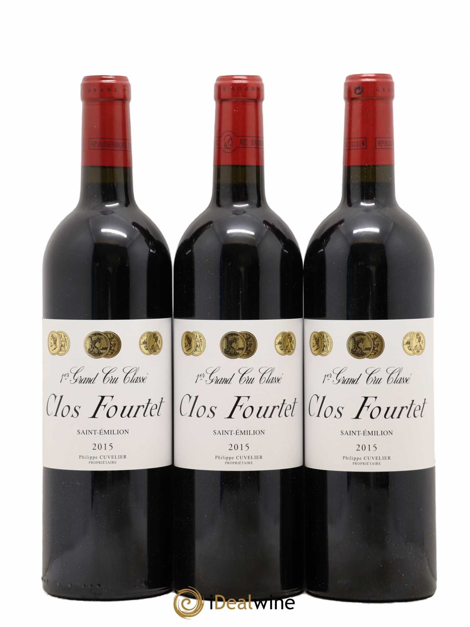 Clos Fourtet 1er Grand Cru Classé B 2015 - Lot de 6 bouteilles - 2