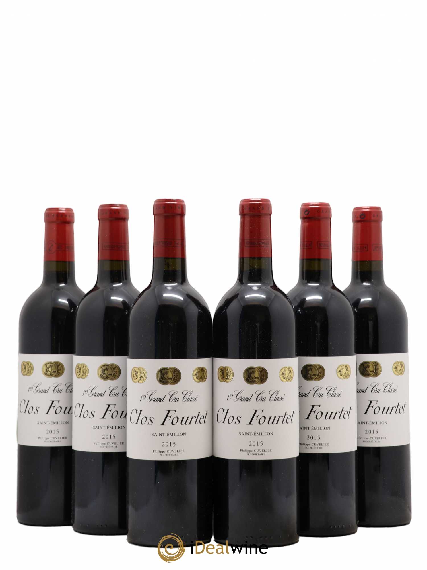Clos Fourtet 1er Grand Cru Classé B 2015 - Lot de 6 bouteilles - 0