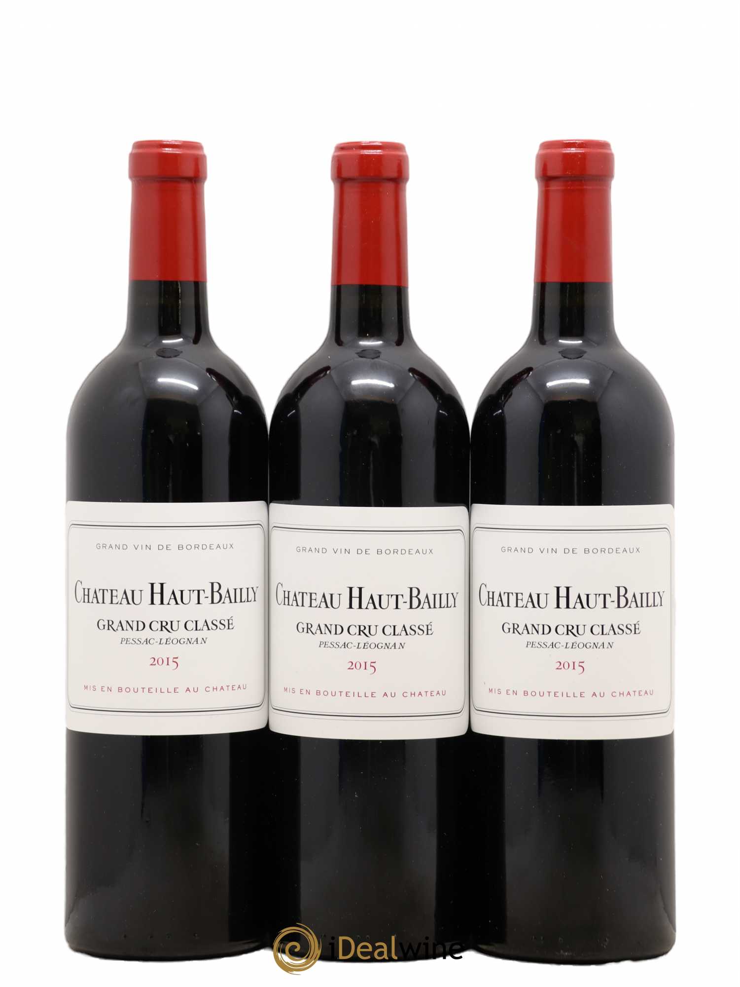 Château Haut-Bailly Cru Classé de Graves 2015 - Lot de 12 bouteilles - 1