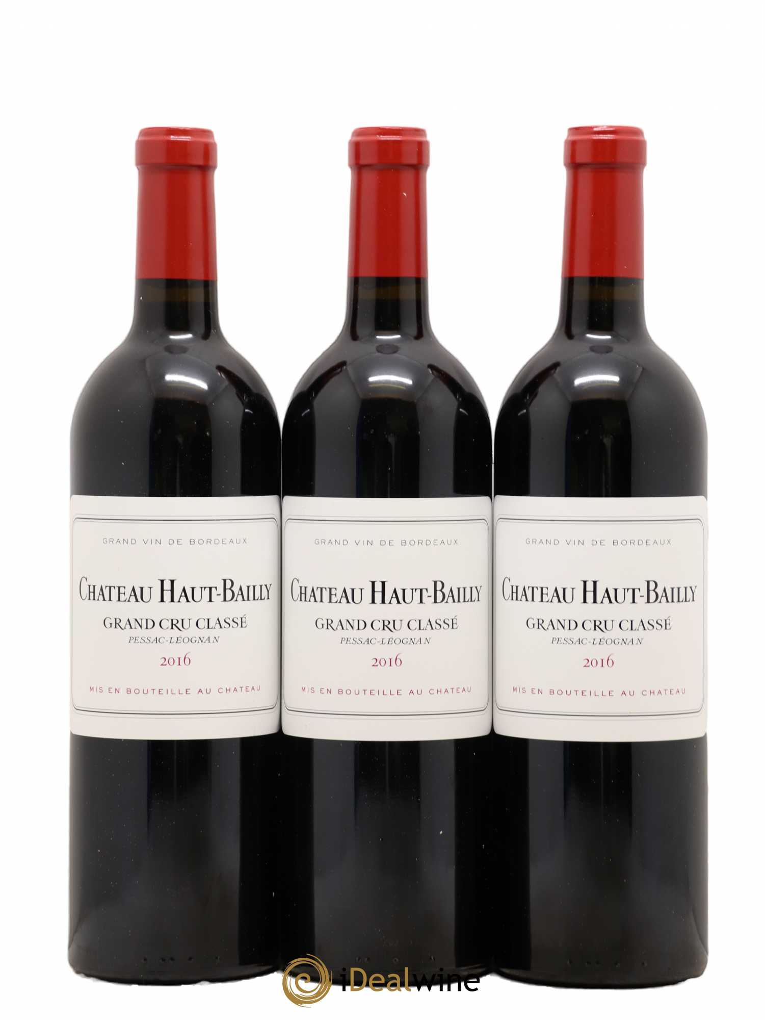 Château Haut-Bailly Cru Classé de Graves 2016 - Lot de 12 bouteilles - 1