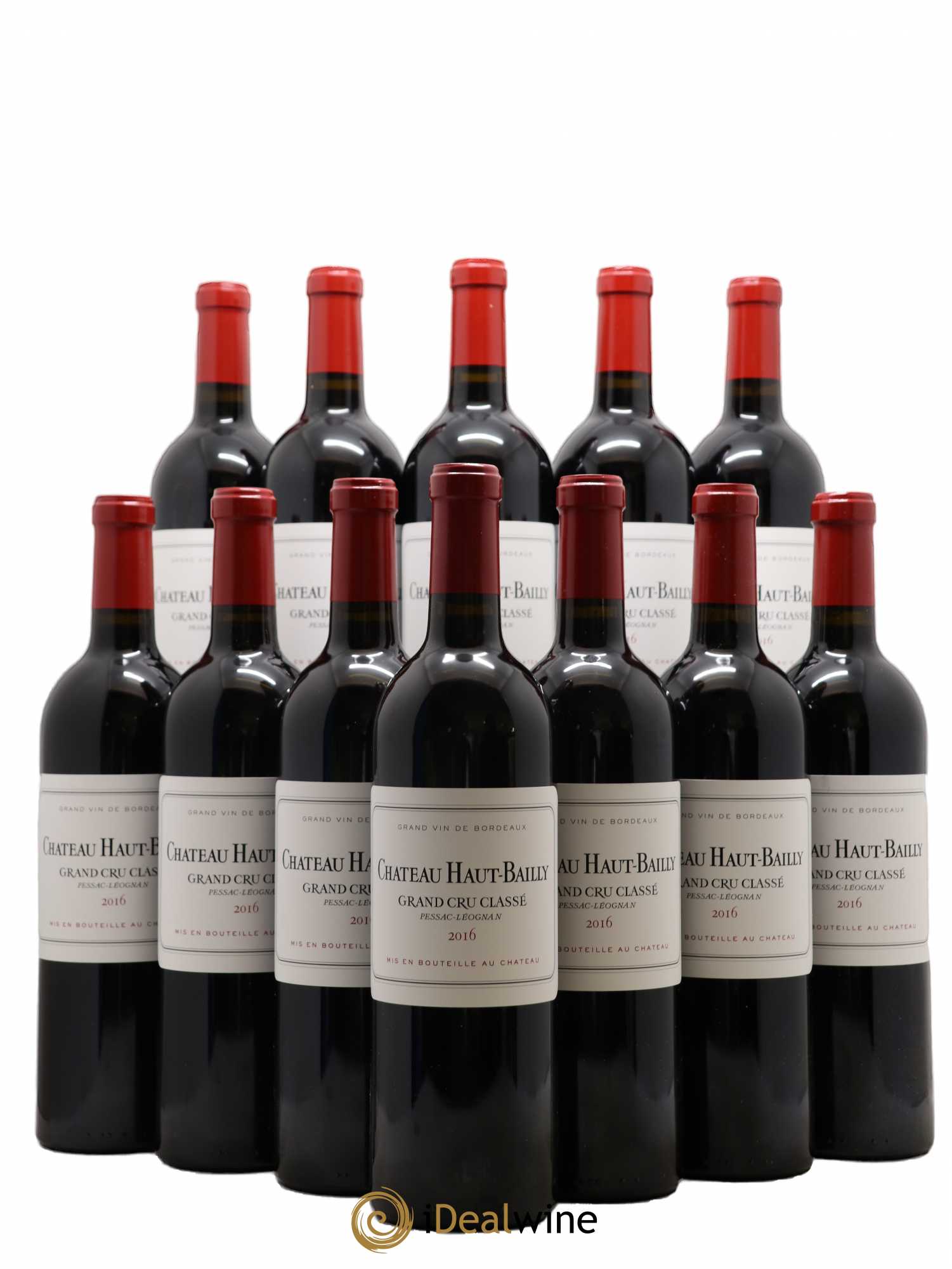 Château Haut-Bailly Cru Classé de Graves 2016 - Lot de 12 bouteilles - 0