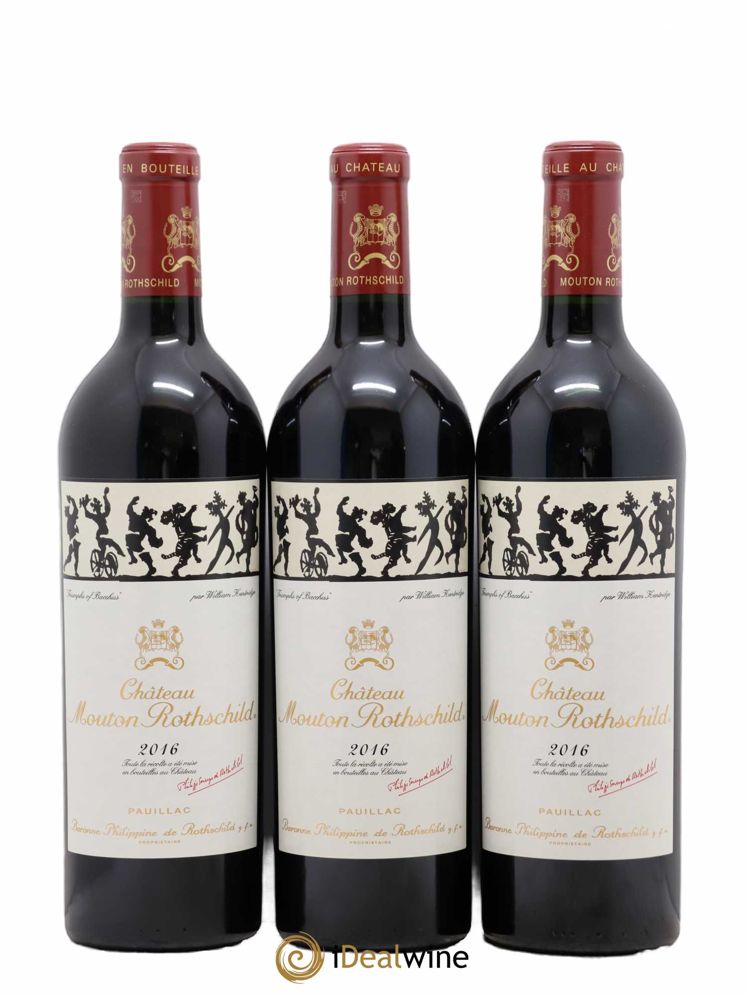 Château Mouton Rothschild 1er Grand Cru Classé 2016 - Lot de 6 bouteilles - 3