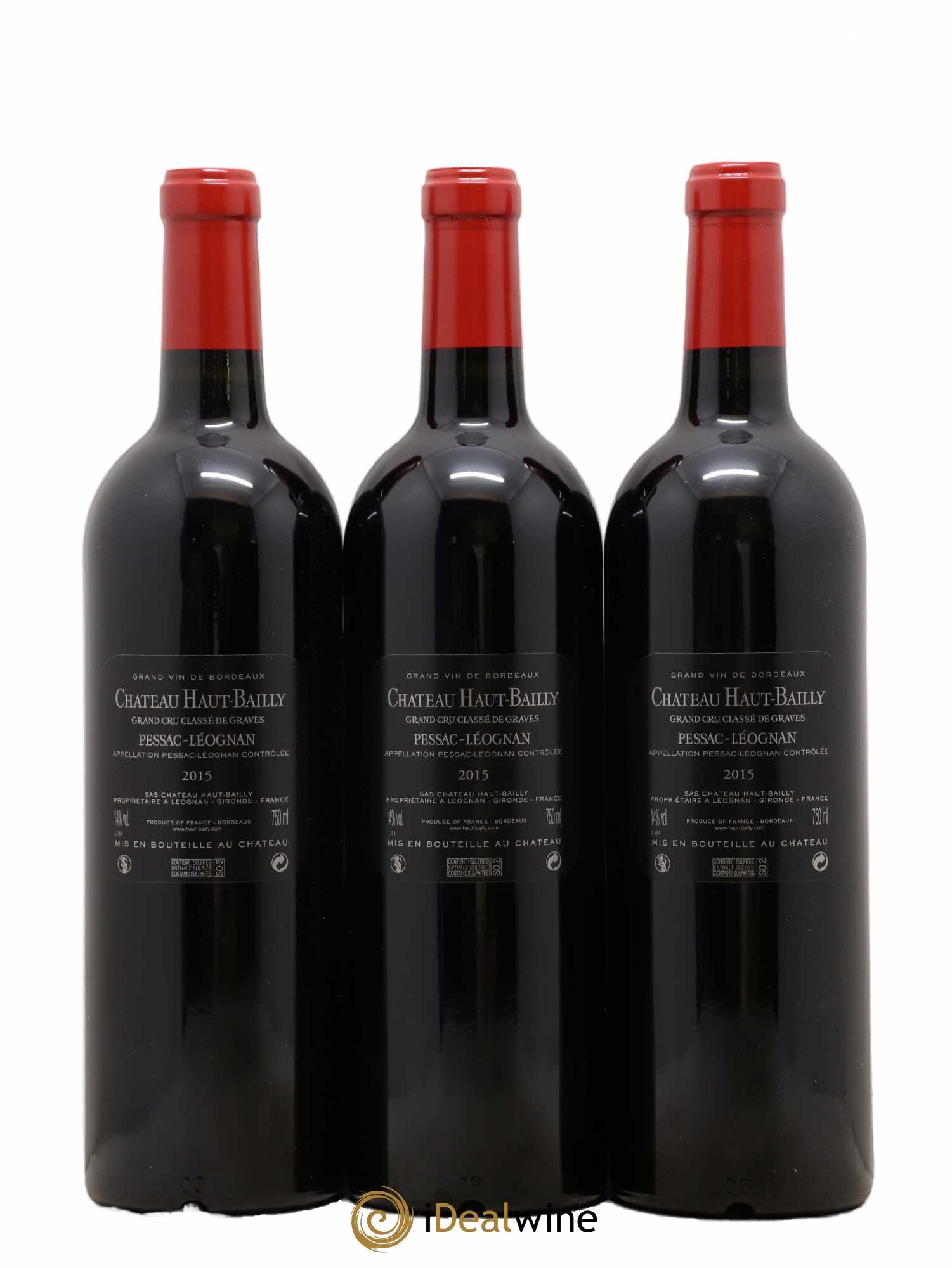 Château Haut-Bailly Cru Classé de Graves 2015 - Lot de 6 bouteilles - 2