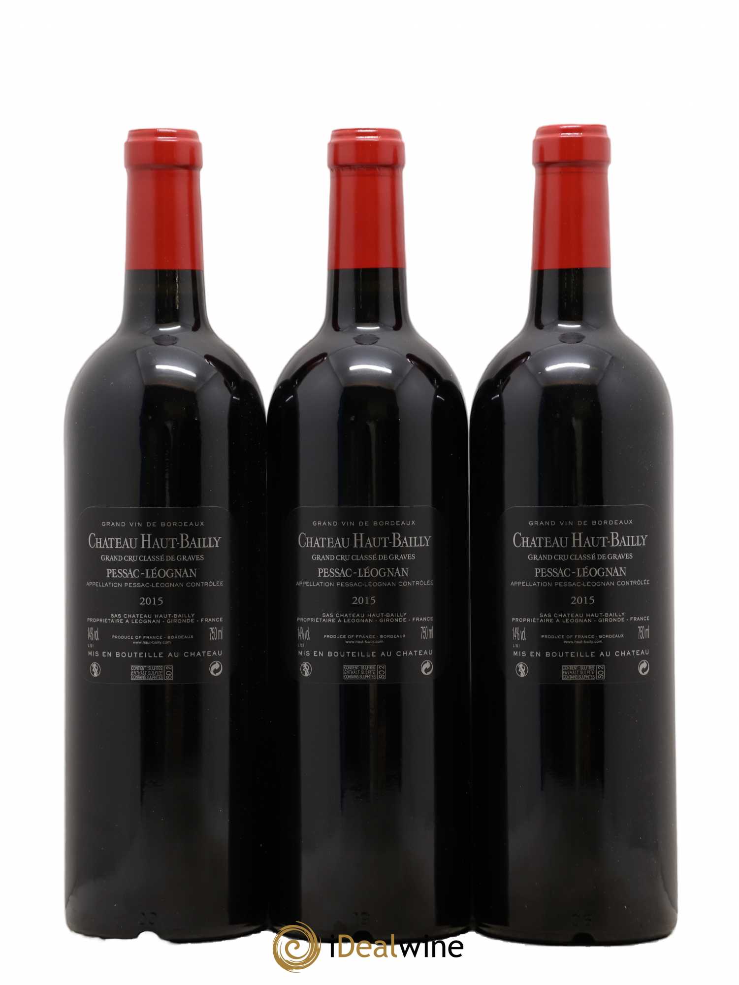 Château Haut-Bailly Cru Classé de Graves 2015 - Lot de 6 bouteilles - 4