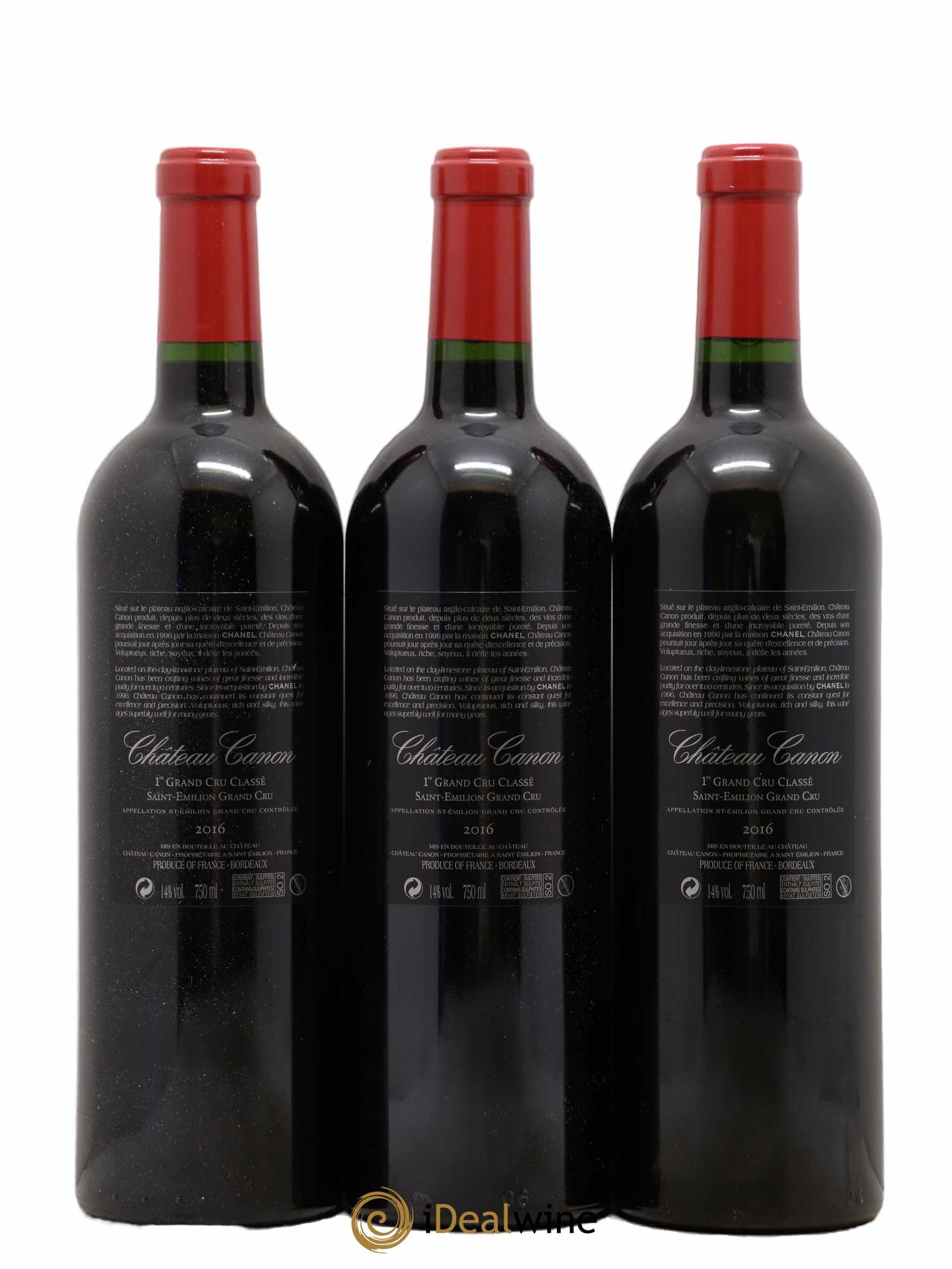 Château Canon 1er Grand Cru Classé B 2016 - Lot de 6 bouteilles - 2