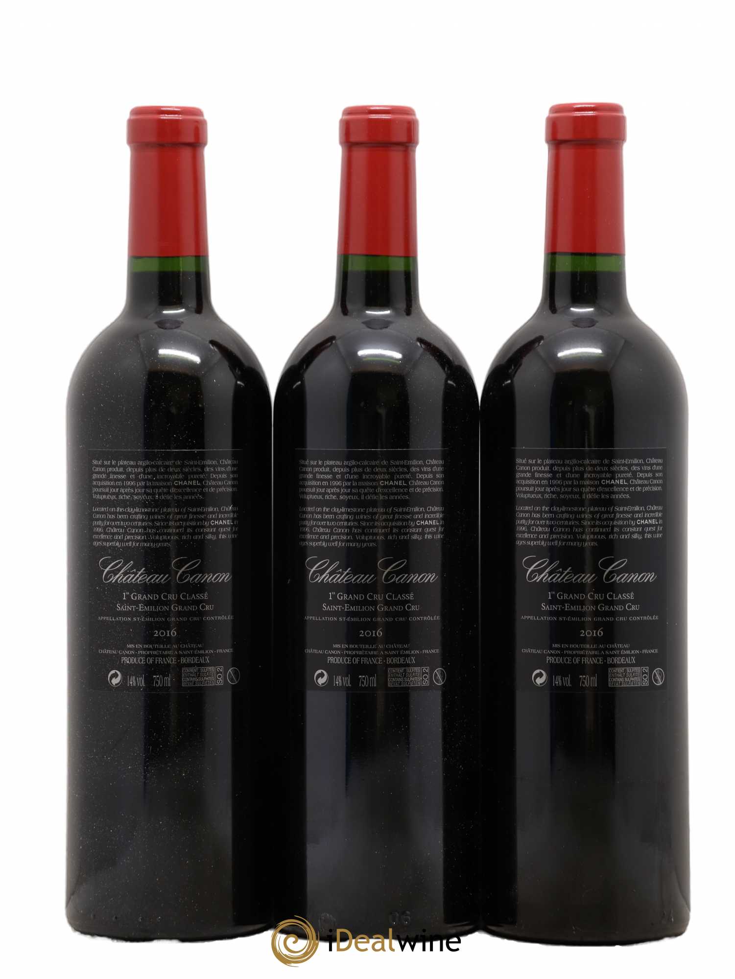 Château Canon 1er Grand Cru Classé B 2016 - Lot de 6 bouteilles - 4