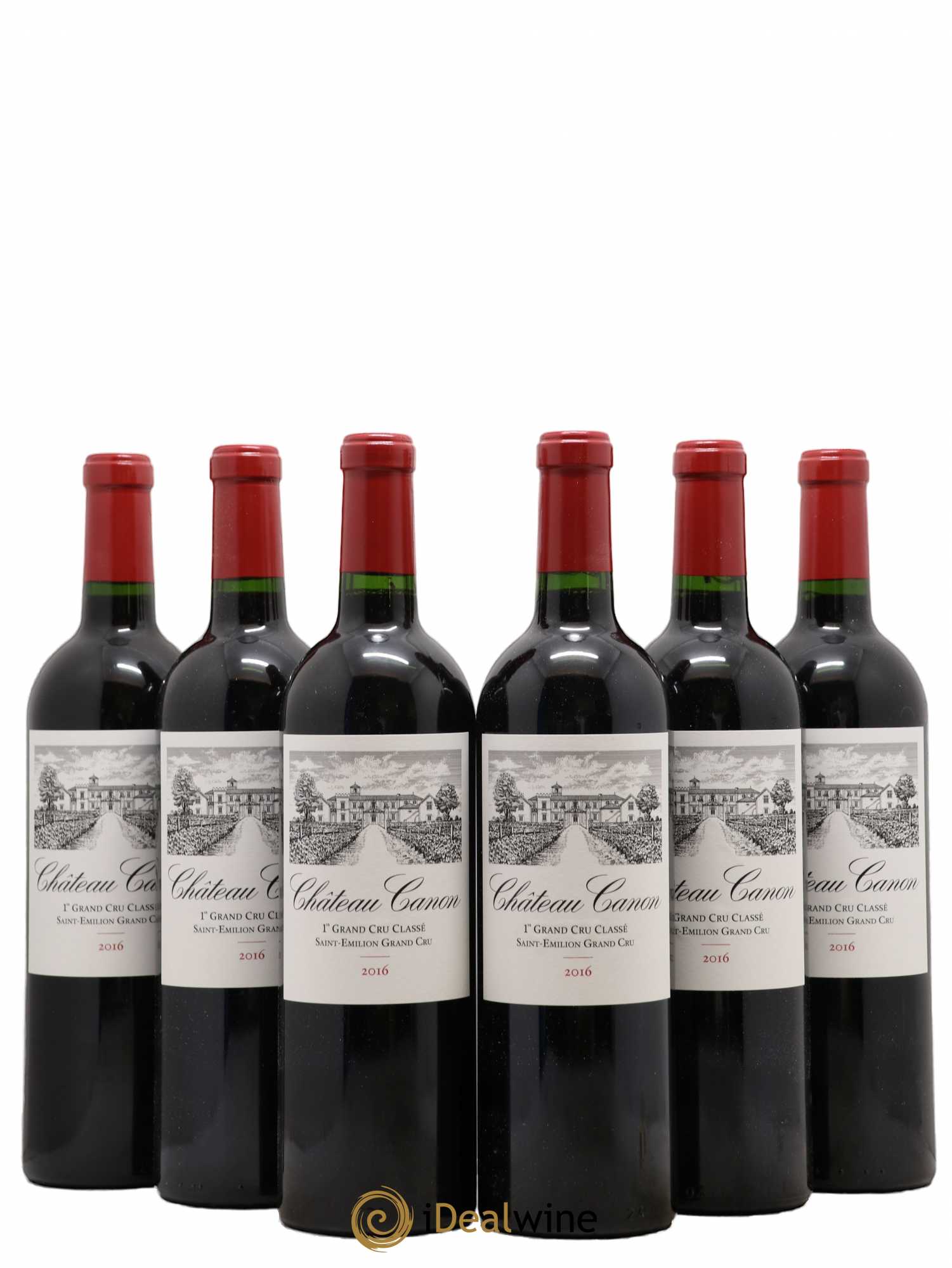 Château Canon 1er Grand Cru Classé B 2016 - Lot de 6 bouteilles - 0