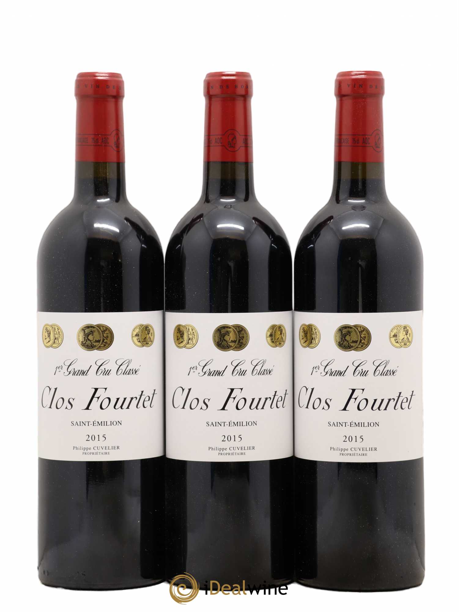 Clos Fourtet 1er Grand Cru Classé B 2015 - Lot de 6 bouteilles - 1