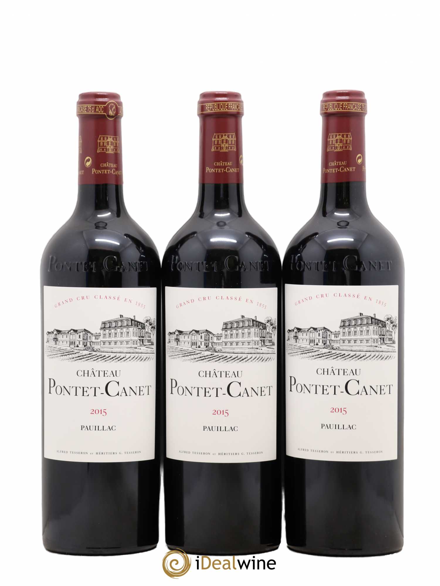 Château Pontet Canet 5ème Grand Cru Classé 2015 - Lot de 6 bouteilles - 2