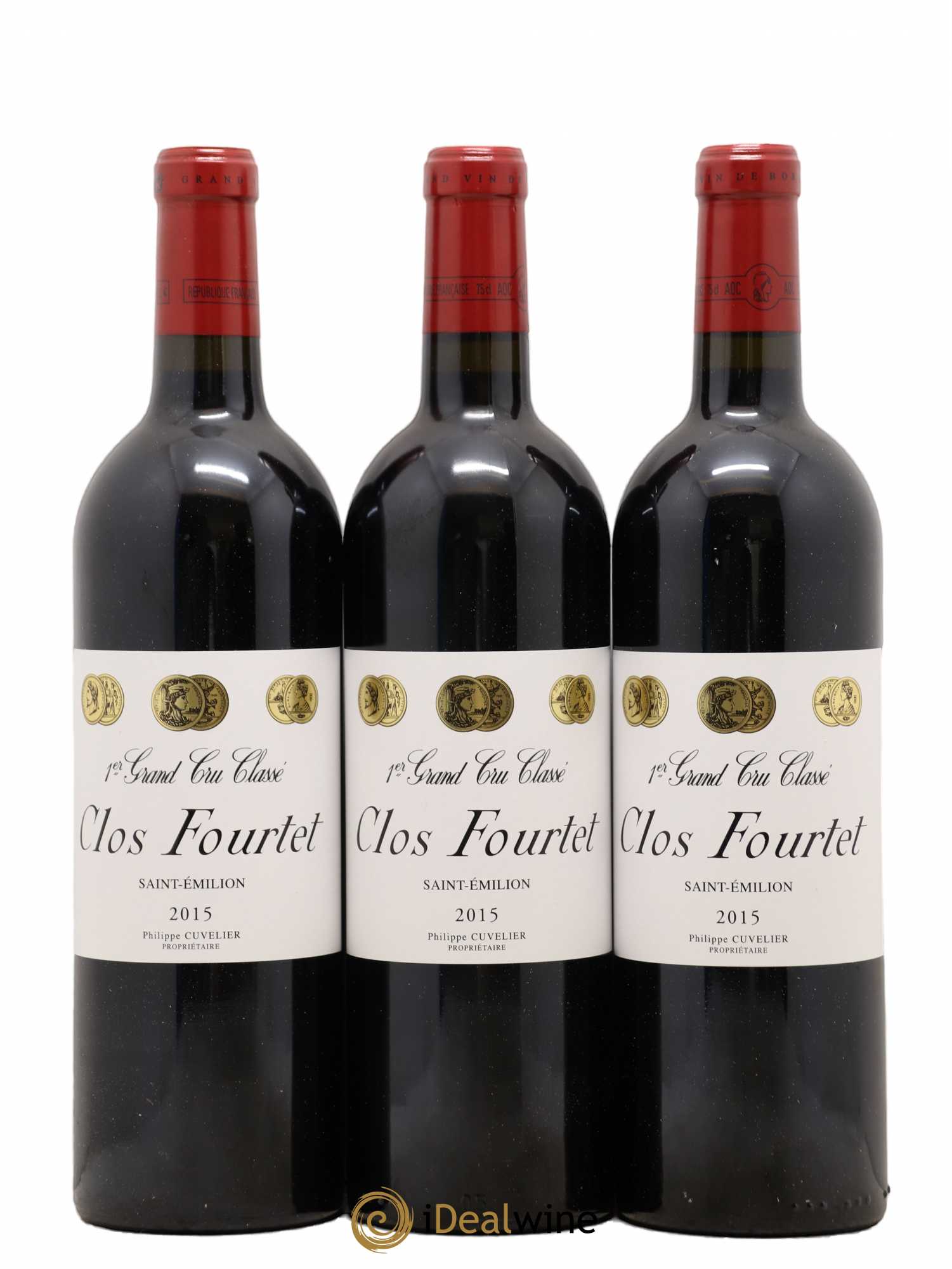 Clos Fourtet 1er Grand Cru Classé B 2015 - Lot de 6 bouteilles - 1