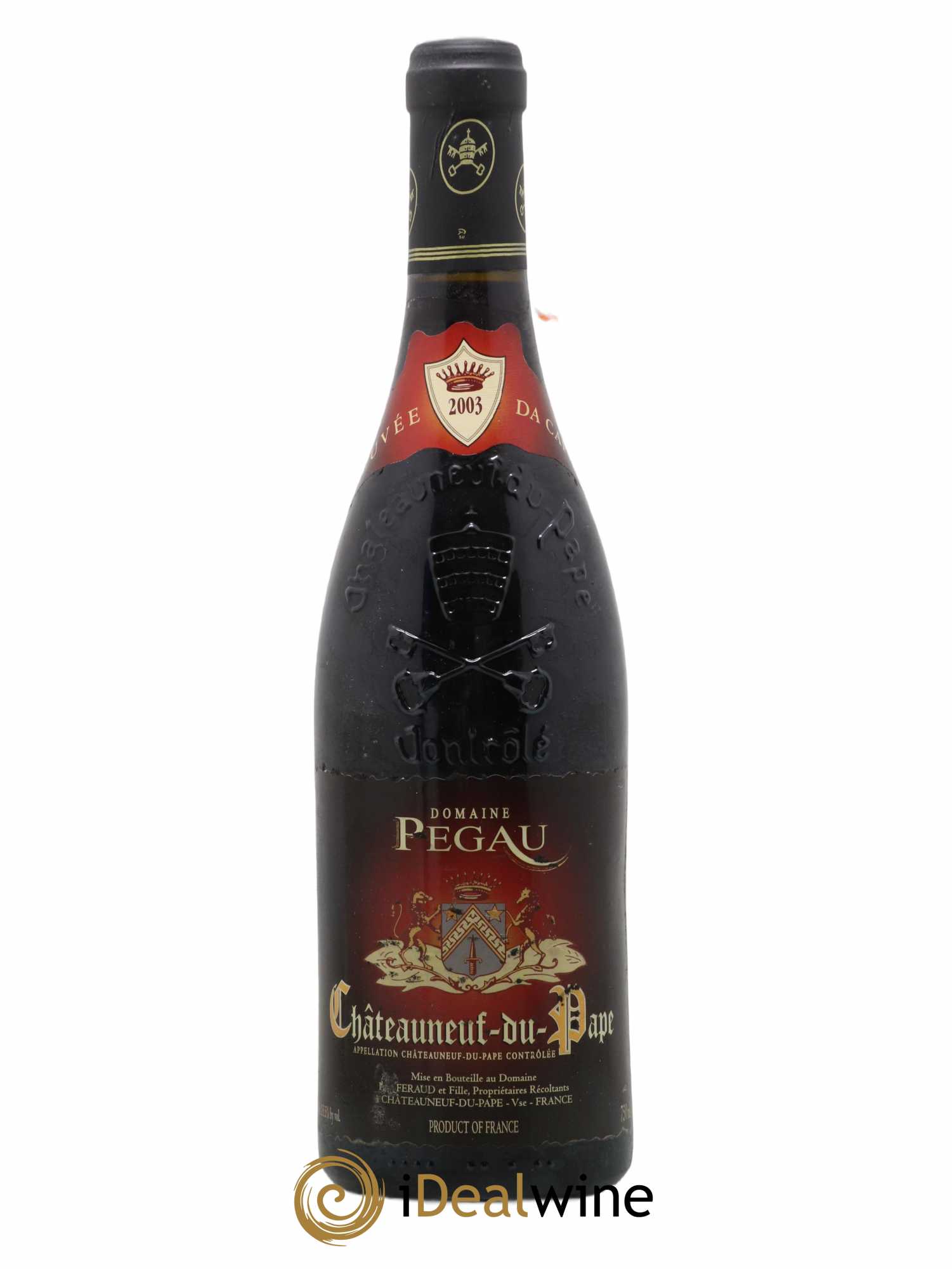 Châteauneuf-du-Pape Domaine du Pégau Cuvée Da Capo Paul et Laurence Féraud 2003 - Lot de 1 bouteille - 0