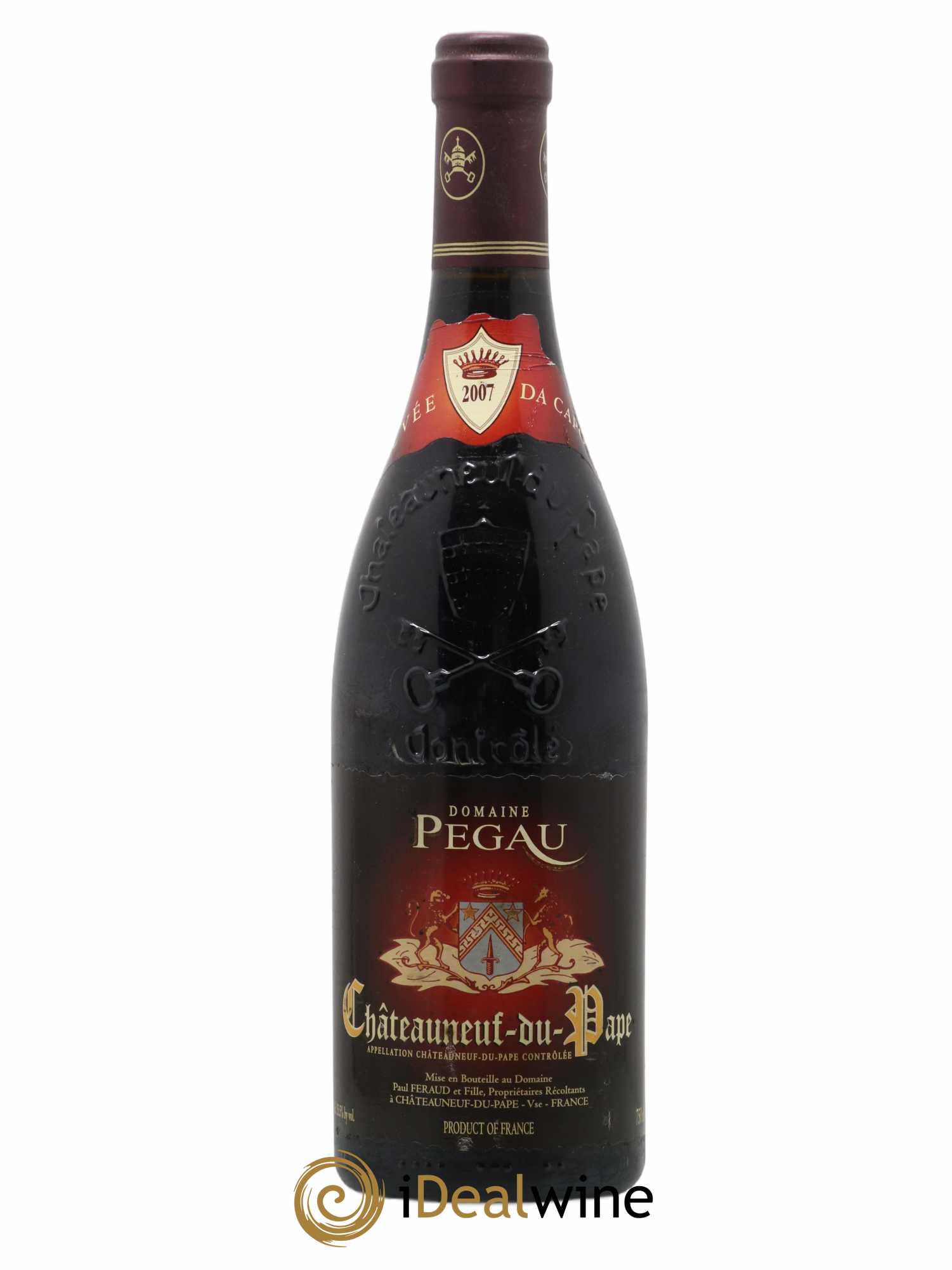 Châteauneuf-du-Pape Domaine du Pégau Cuvée Da Capo Paul et Laurence Féraud 2007 - Lot de 1 bouteille - 0