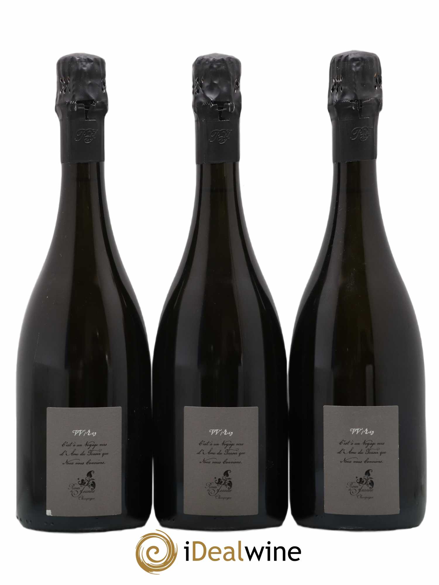 Roses de Jeanne Côte de Val Vilaine Blanc de Noirs Cédric Bouchard 2019 - Lot de 3 bouteilles - 0