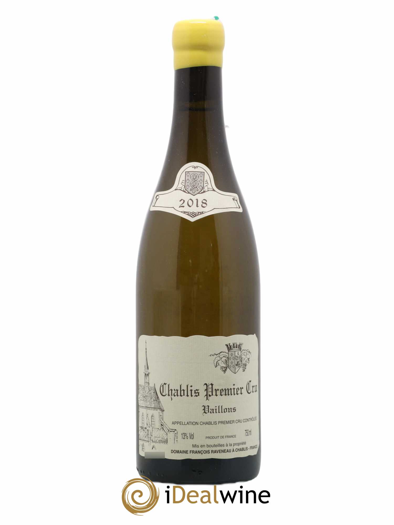 Chablis 1er Cru Vaillons Raveneau (Domaine) 2018 - Lot de 1 bouteille - 0