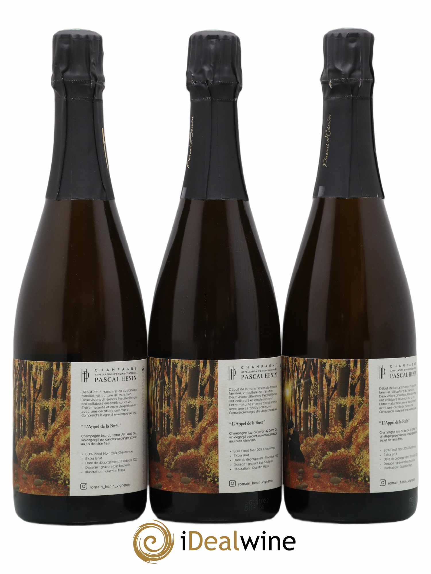 L'Appel de la Fôret Romain Henin - Lot de 3 bouteilles - 1