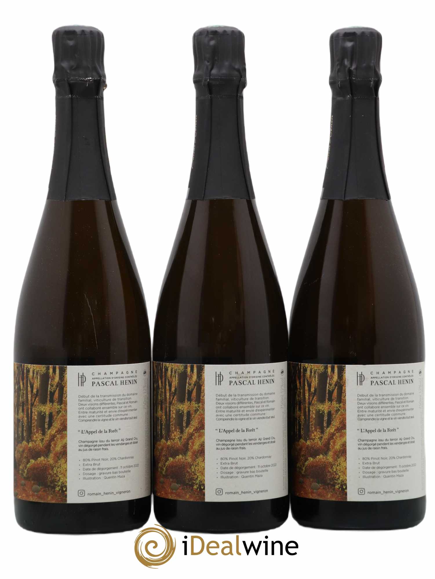 L'Appel de la Fôret Romain Henin - Lot de 3 bouteilles - 1