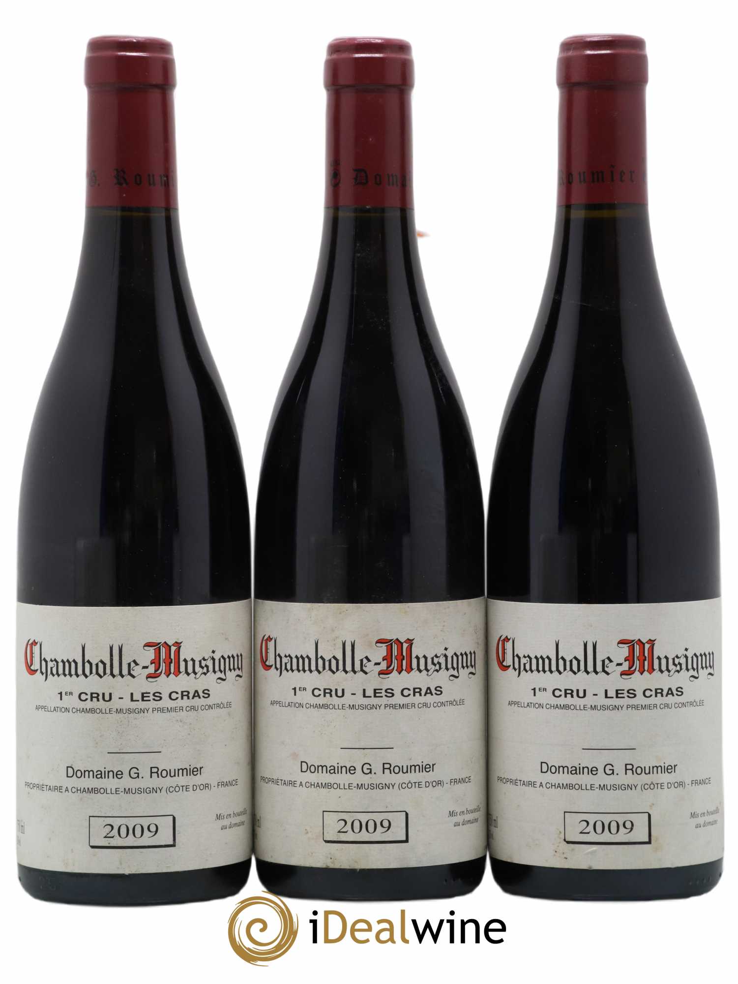 Chambolle-Musigny 1er Cru Les Cras Georges Roumier (Domaine) 2009 - Lot of 3 bottles - 0
