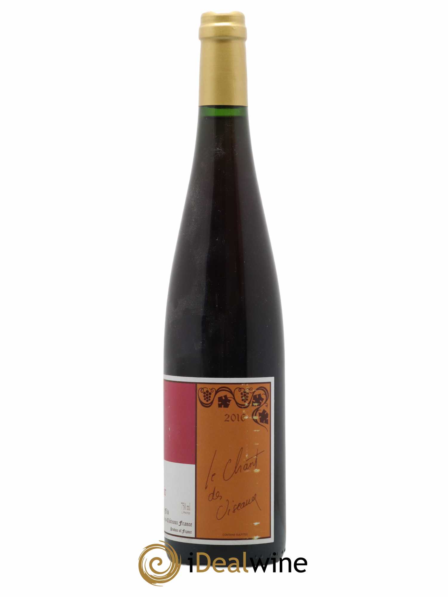 Alsace Pinot noir Le Chant des Oiseaux Gérard Schueller (Domaine) 2016 - Lot de 1 bouteille - 1