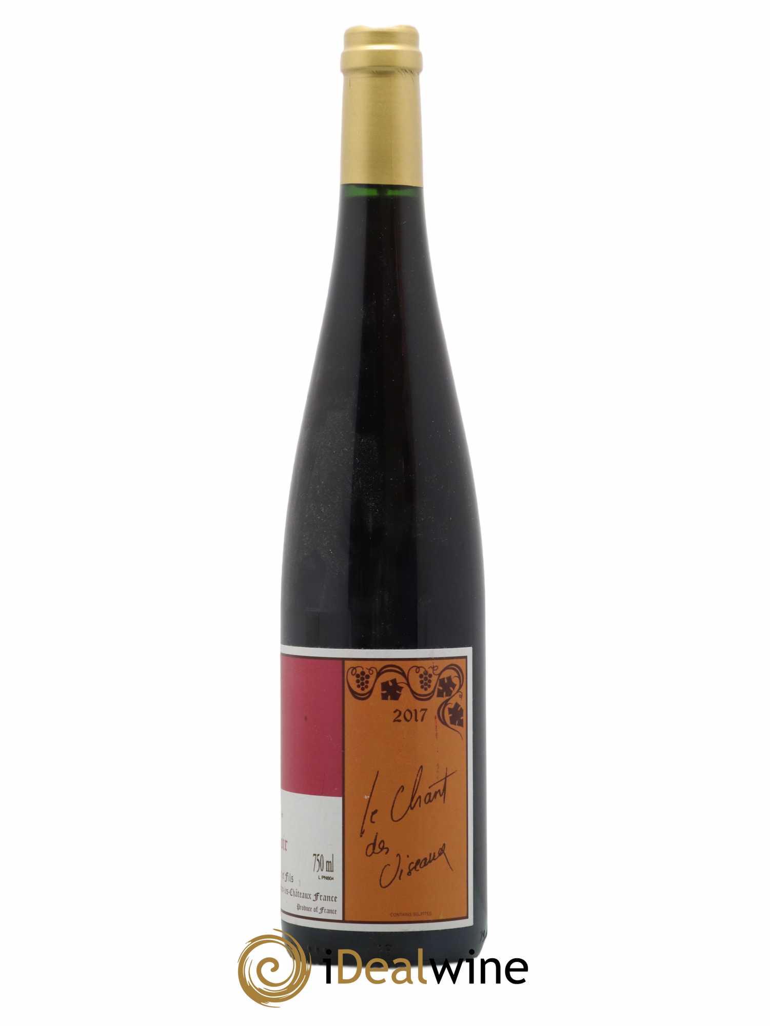 Alsace Pinot noir Le Chant des Oiseaux Gérard Schueller (Domaine) 2017 - Lot de 1 bouteille - 1