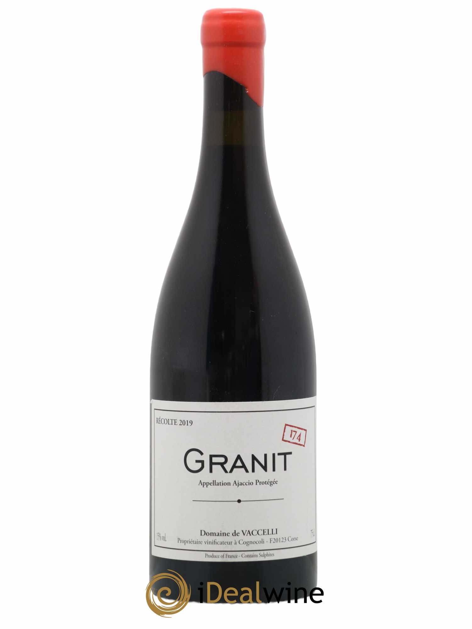 Ajaccio Granit 174 Vaccelli 2019 - Lot de 1 bouteille - 0