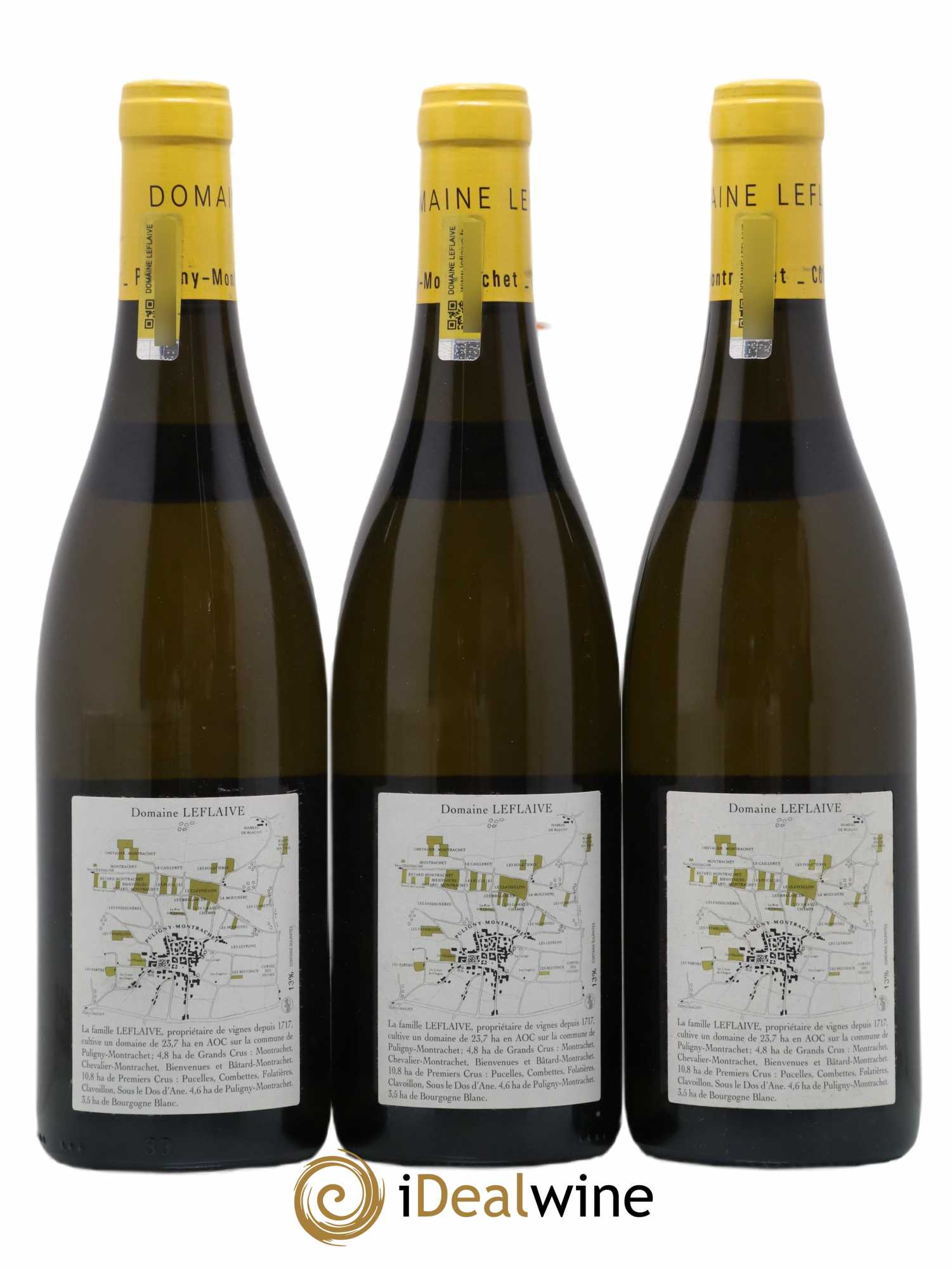 Puligny-Montrachet 1er Cru Clavoillon Leflaive (Domaine) 2013 - Lot de 3 bouteilles - 1